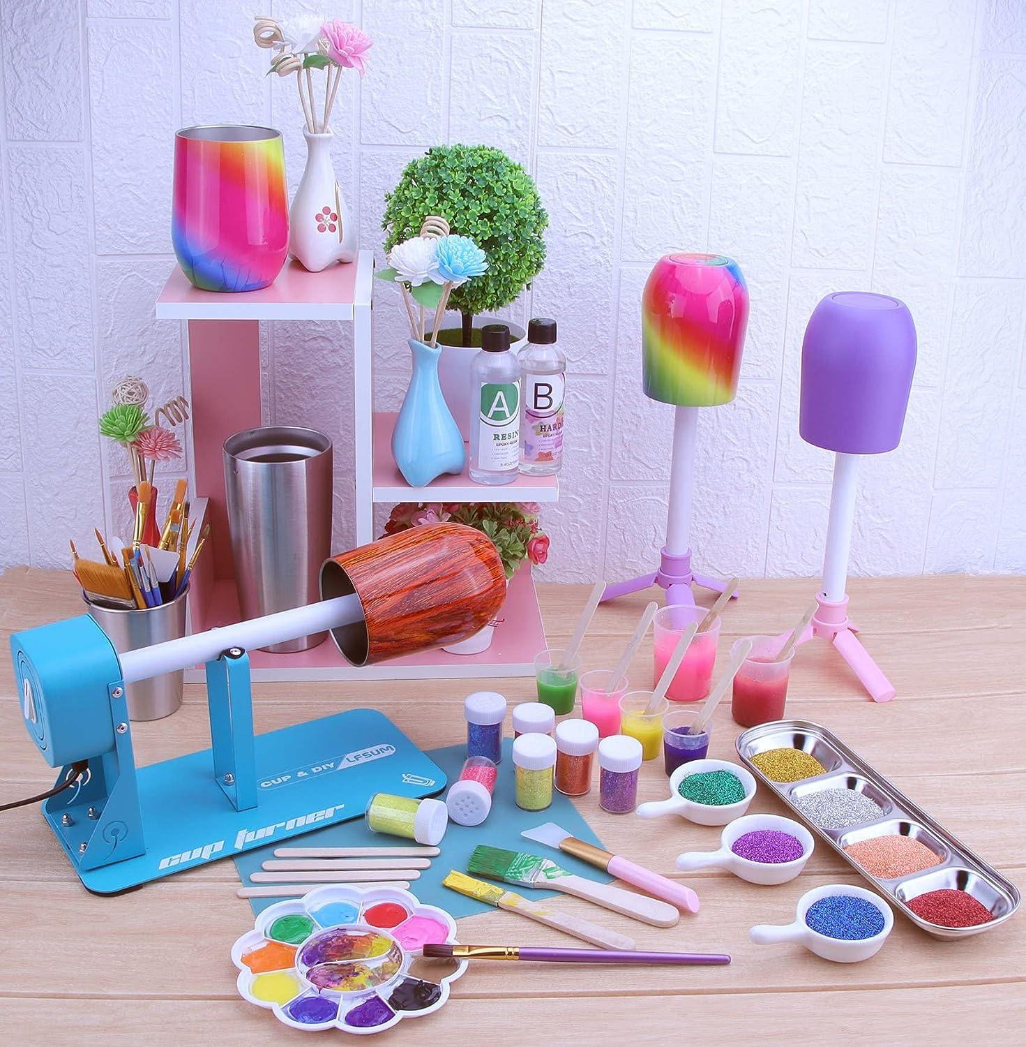 Cup Turner for Crafts Tumbler Tumbler Turner DIY Glitter Epoxy Resin