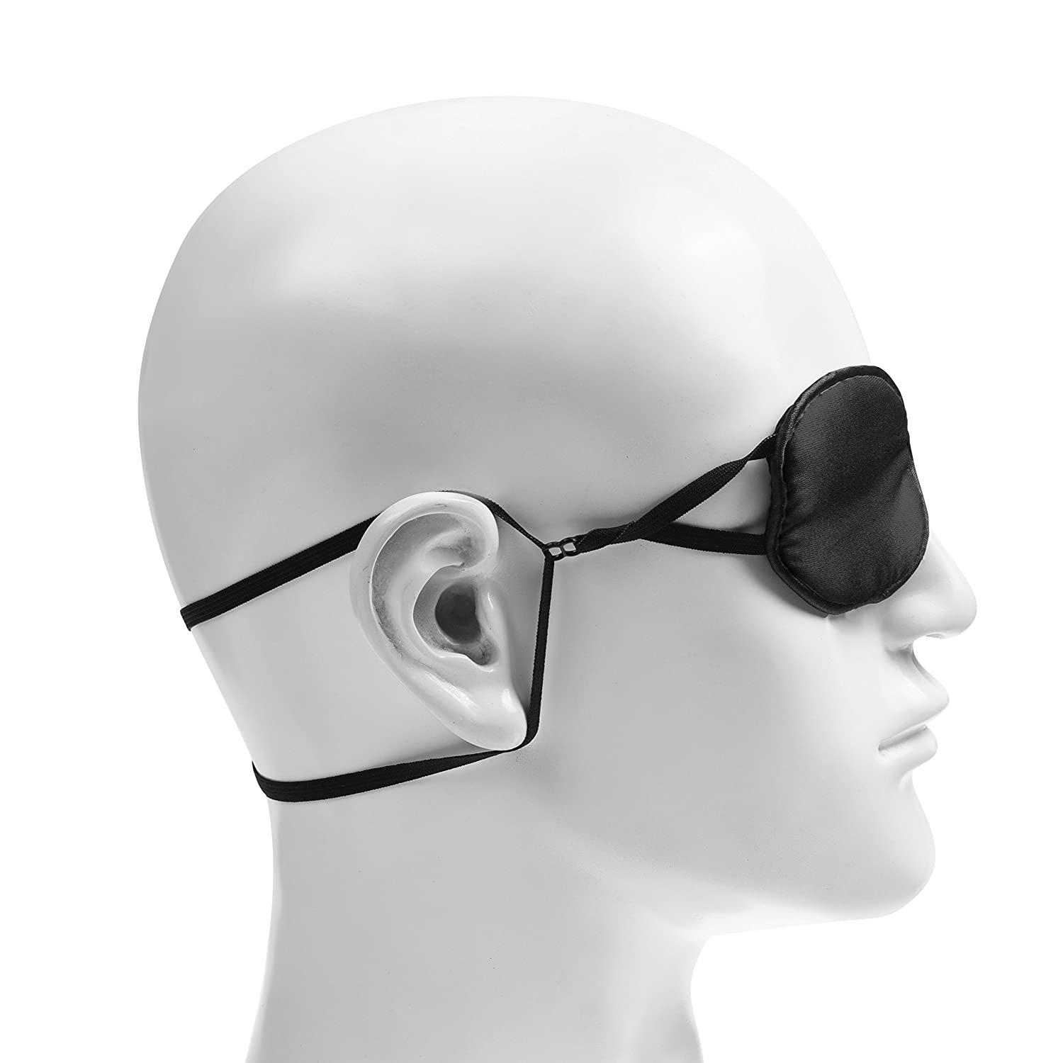 Beautyflier Pack of 4 Elastic Silk Eye Patch for Adults Lazy Eye