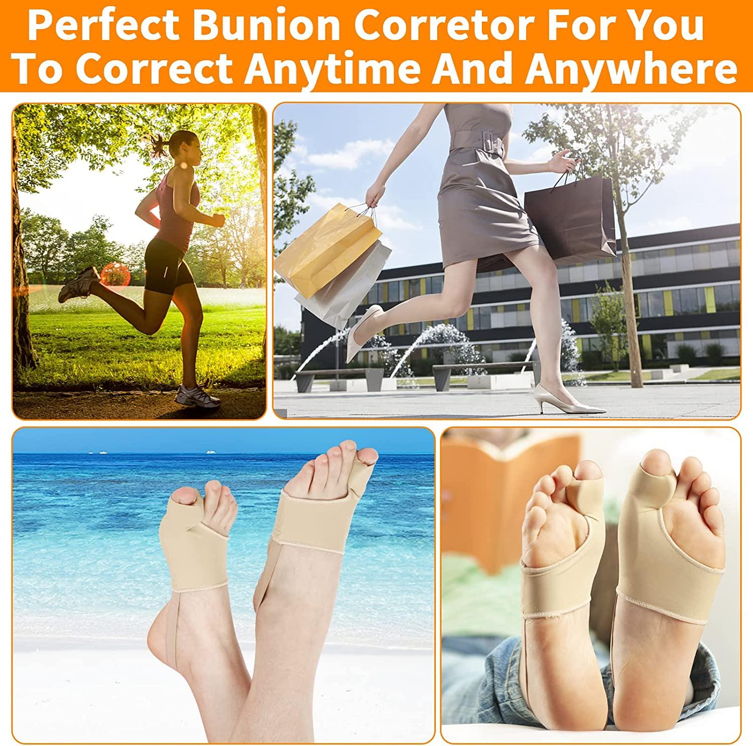 Bunion Corrector for Women & Men NonSurgical Bunion Splints with Toe Separators Effective