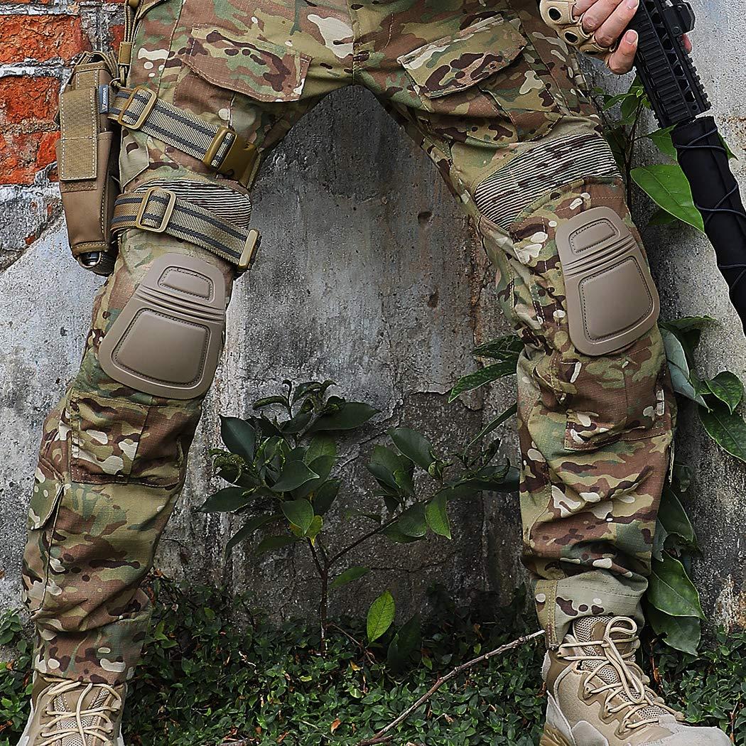 IDOGEAR Tactical Knee Pads G3 Pants Protective Pads for Military