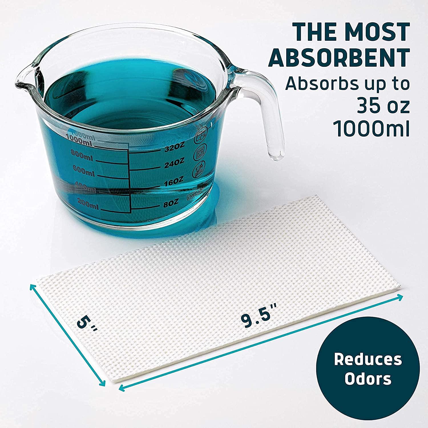 Lunderg Commode Liners with Absorbent Pads Value Pack Medical Grade