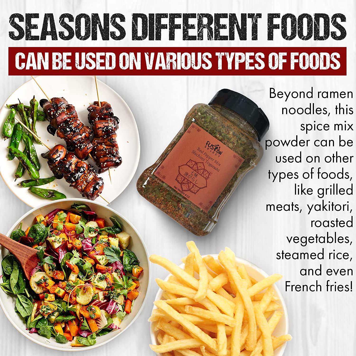 Gustus Vitae Shichimi Ramen Seasoning - Artisan Japanese Spice Mix In Magnetic Tin