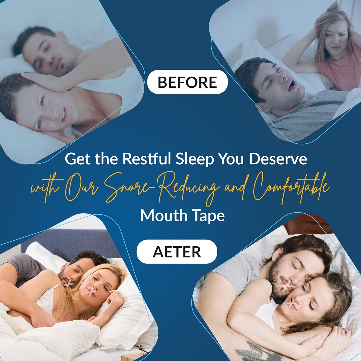 HIETT Mouth Tape for Sleeping 120 Pcs Advanced Gentle Sleep Strips