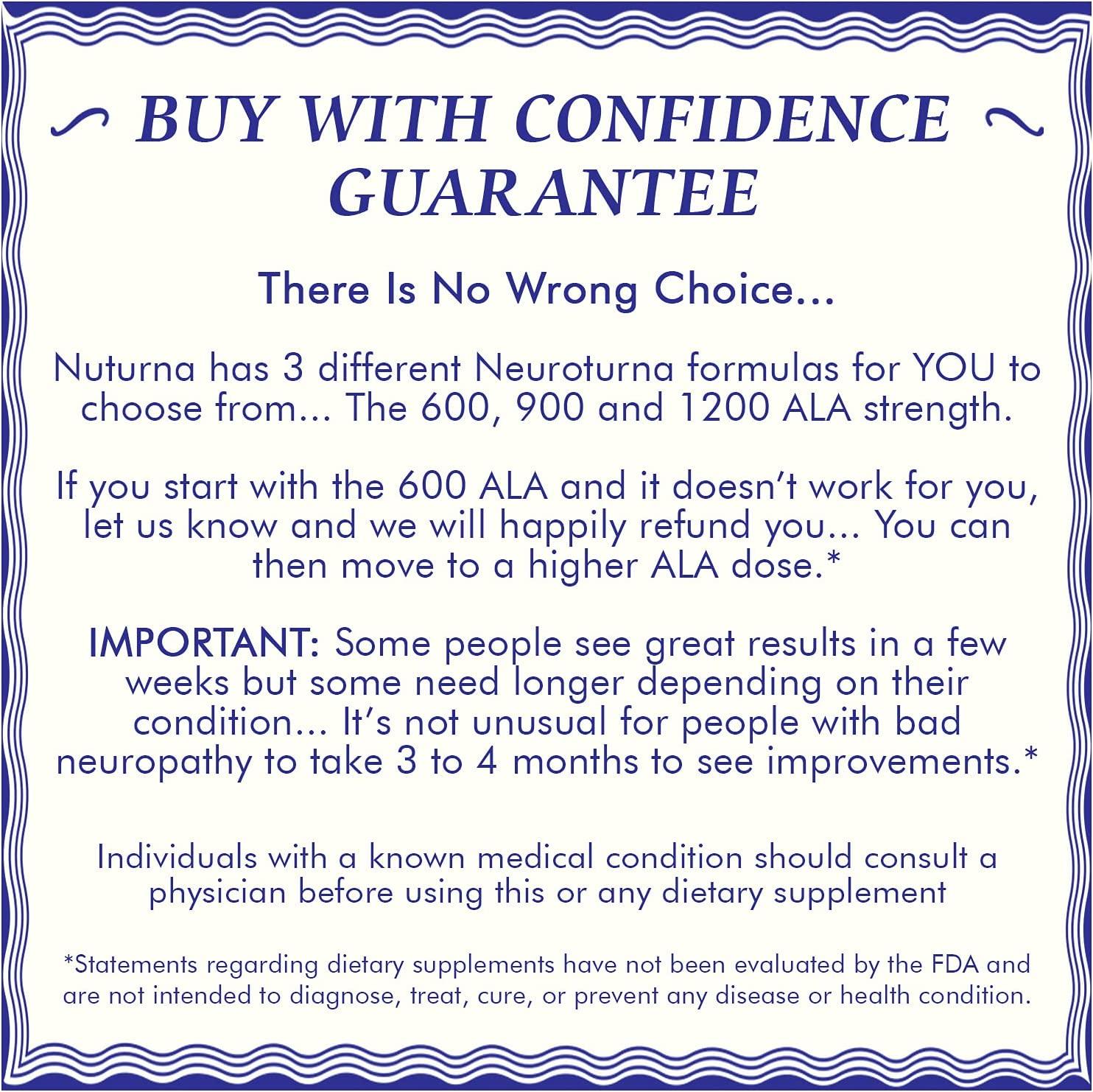 Neuropathy Support Supplement with 600 mg Alpha Lipoic Acid Daily Dose