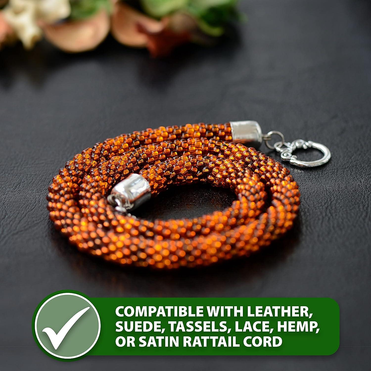 Mandala Crafts Cord End Cap Kumihimo Finding Kit 840 PCs - Main Image