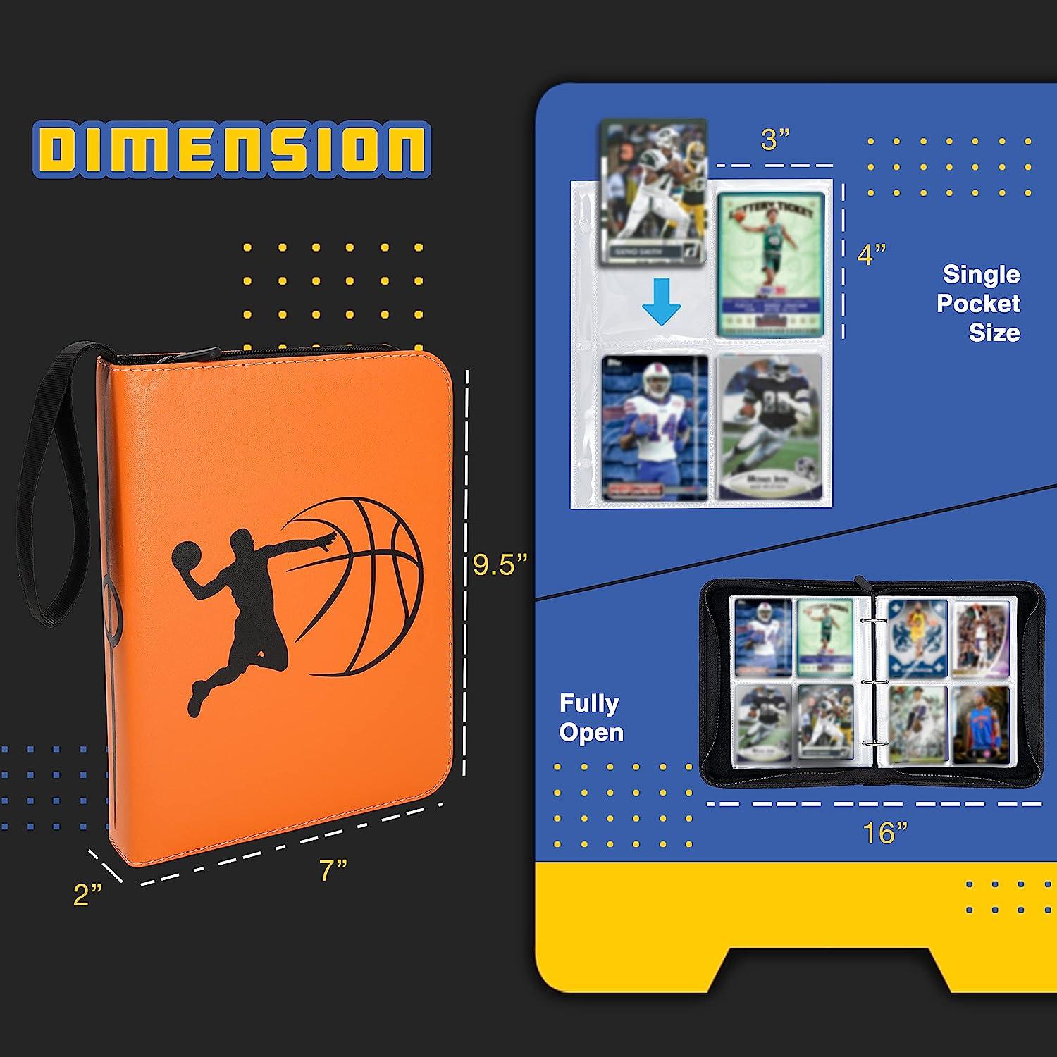 CLOVERCAT 4 Pocket Waterproof Trading Card Binder - Sports Theme Basketball  Figure Display Holder for Pokmon, Yugioh, MTG & TCG - 400 Double Sided  Pockets - Expandable | Buy Now with Express International Delivery |  GoSupps.com