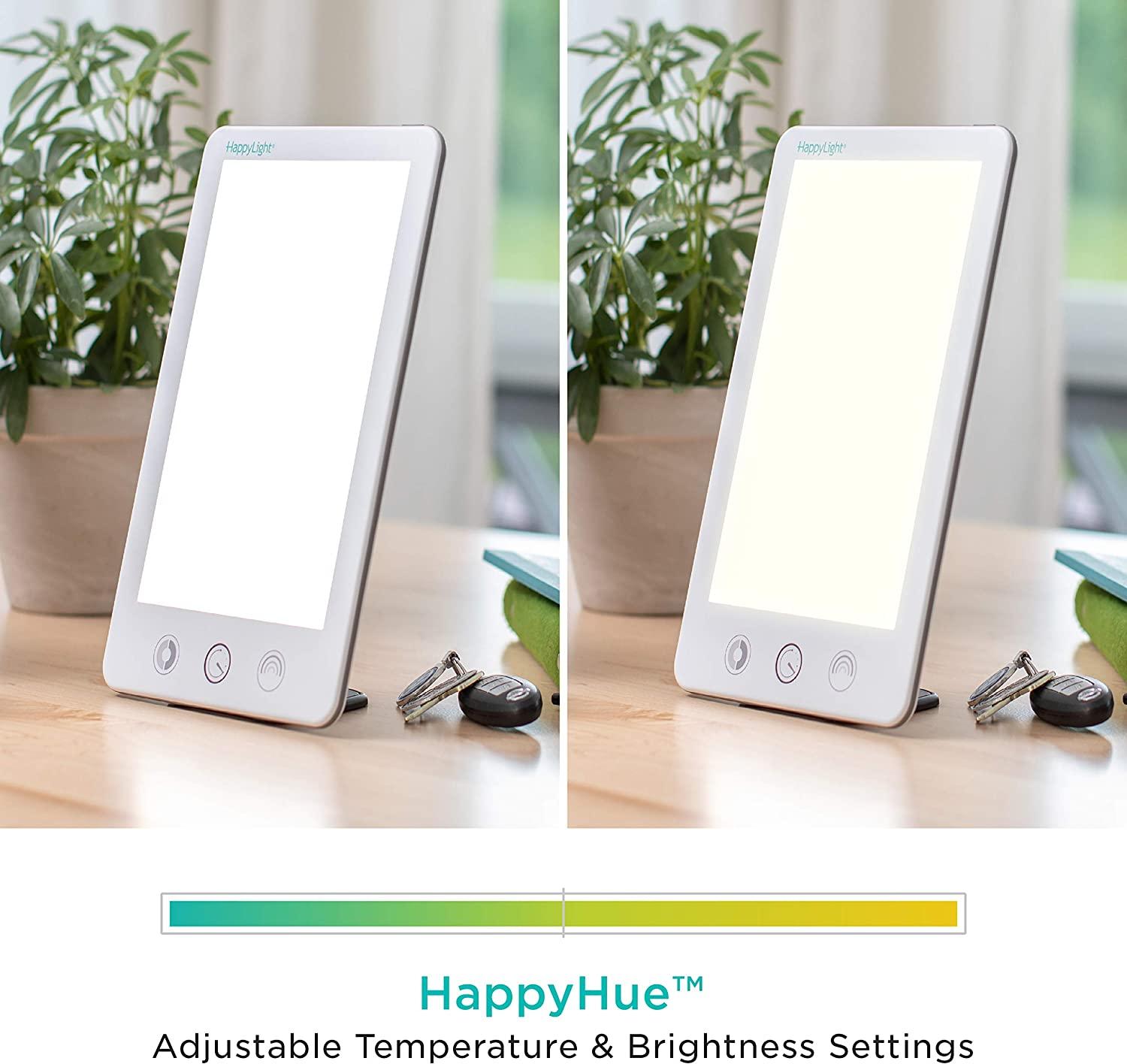 HappyLight® Luxe 10,000 lux Light Therapy Lamp w/Timer
