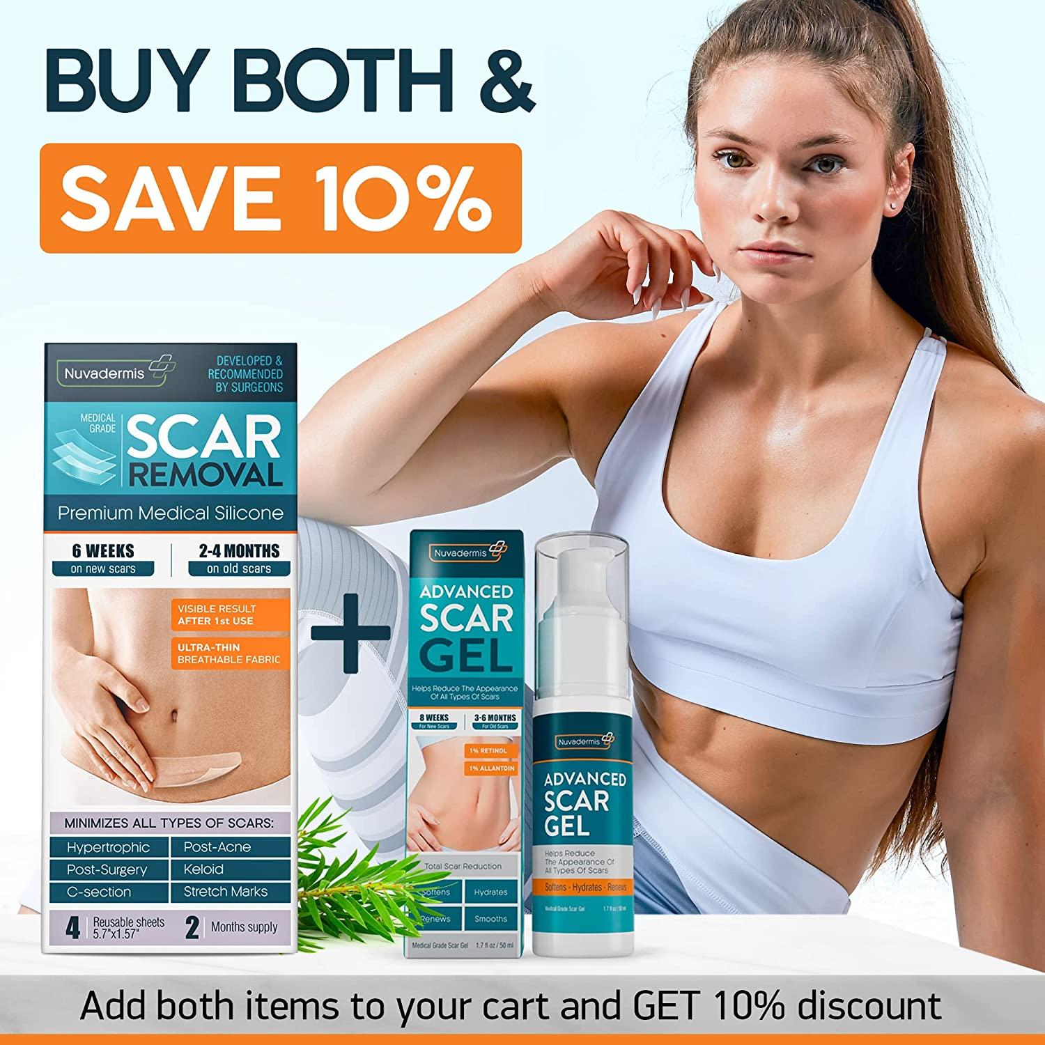 Scar Cream Gel with Retinol, Allantoin, Vitamin E, Betaine Post