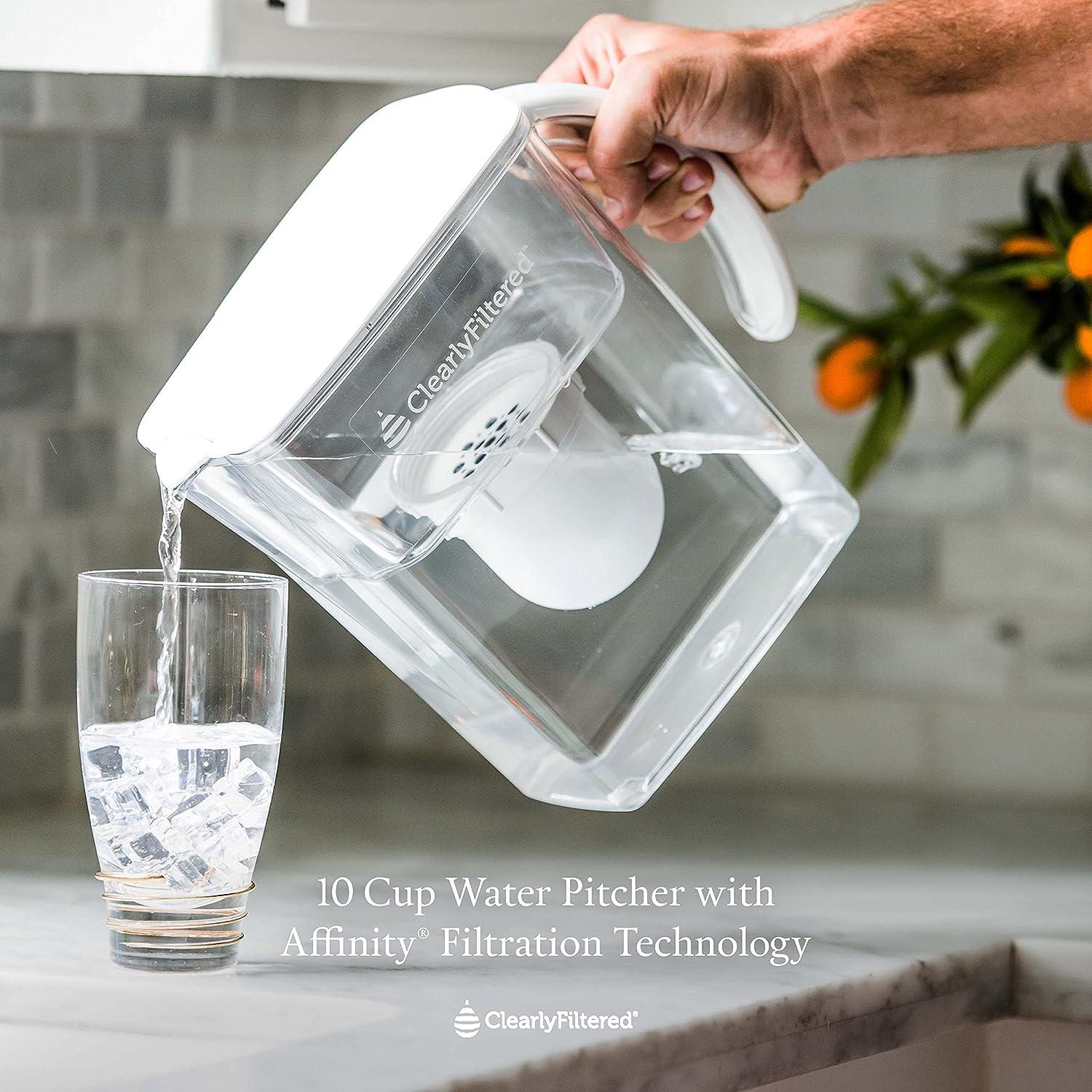 Clearly Filtered No. 1 Fluoride Water Filter Pitcher - BPA/BPS