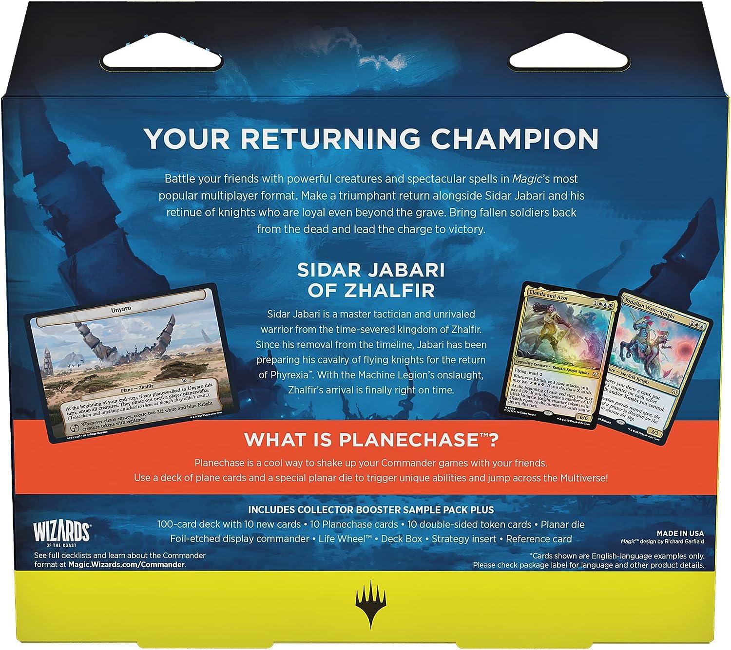 Magic The Gathering March of the Machine Commander Deck - Cavalry Charge | 100-Card Deck with 10 Planechase Cards & Collector Booster Sample Pack | Buy Now with Express International Delivery | GoSupps.com Magic The Gathering March of the Machine Commander Deck - Cavalry Charge | 100-Card Deck with 10 Planechase Cards & Collector Booster Sample Pack | Buy Now with Express International Delivery | GoSupps.com