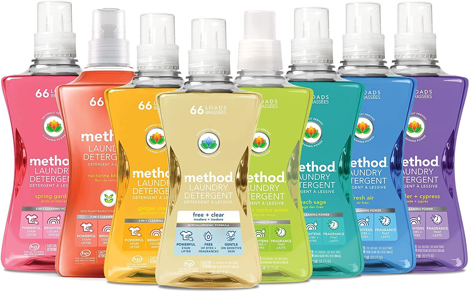 Method Liquid Laundry Detergent, Hypoallergenic + Biodegradable Formula