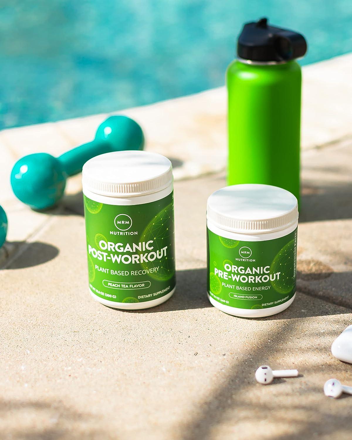 MRM Organic Post Workout Plant Based Recovery 10.6 Ounce Ginger 10.6