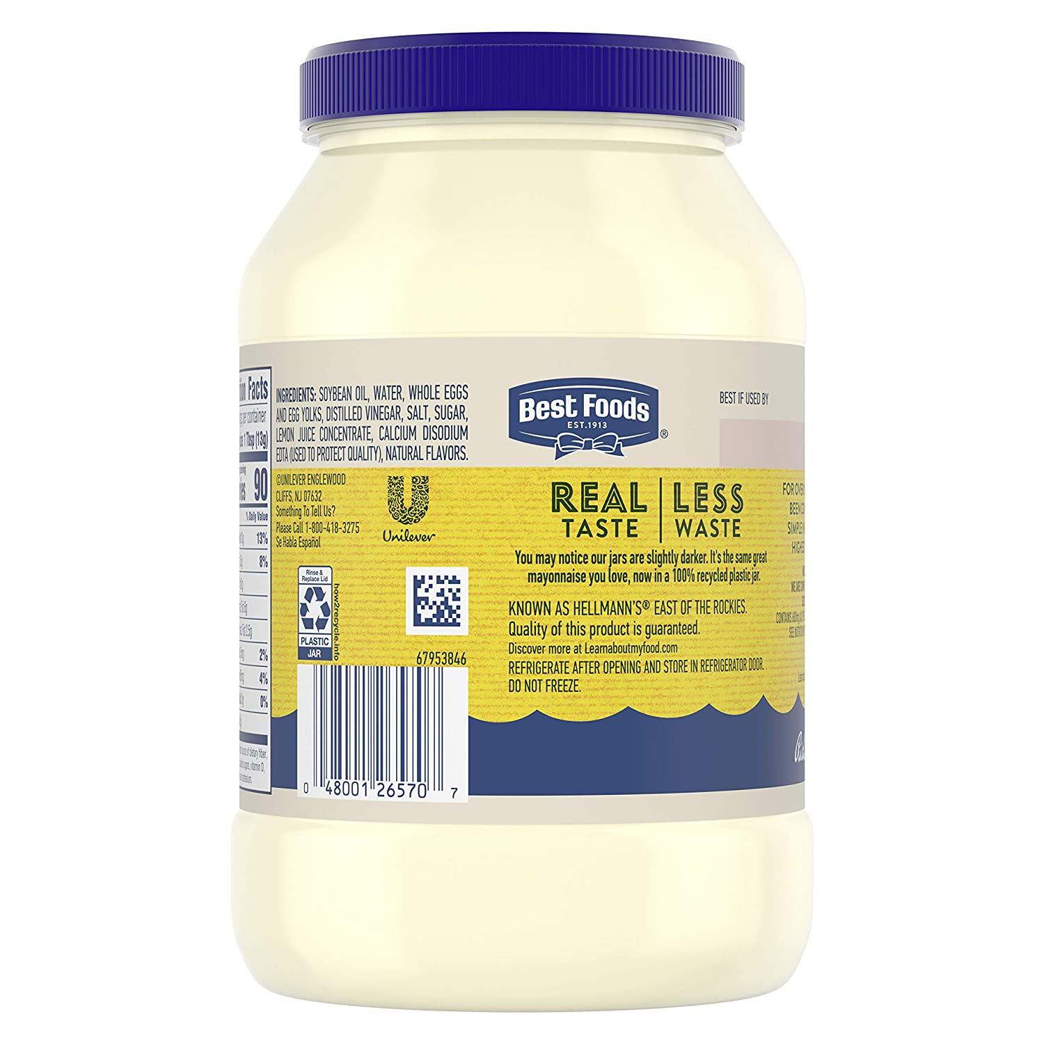 Best Foods Real Mayonnaise Gluten Free 48 oz Twin Pack Mayonnaise 48 Fl