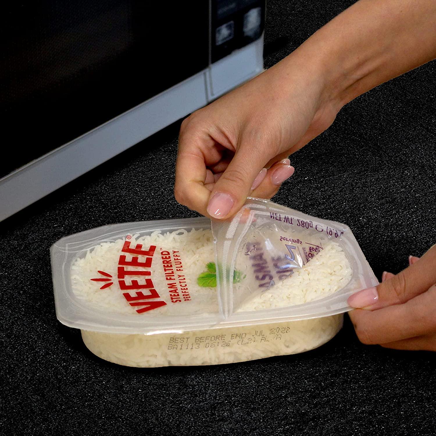 Veetee Basmati Rice 2 Minute Rice Microwavable Meals Instant Rice