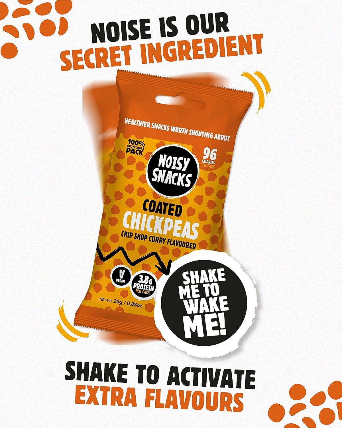 Healthy Snacks Chip Shop Curry Chickpeas by Noisy Snacks Vegan