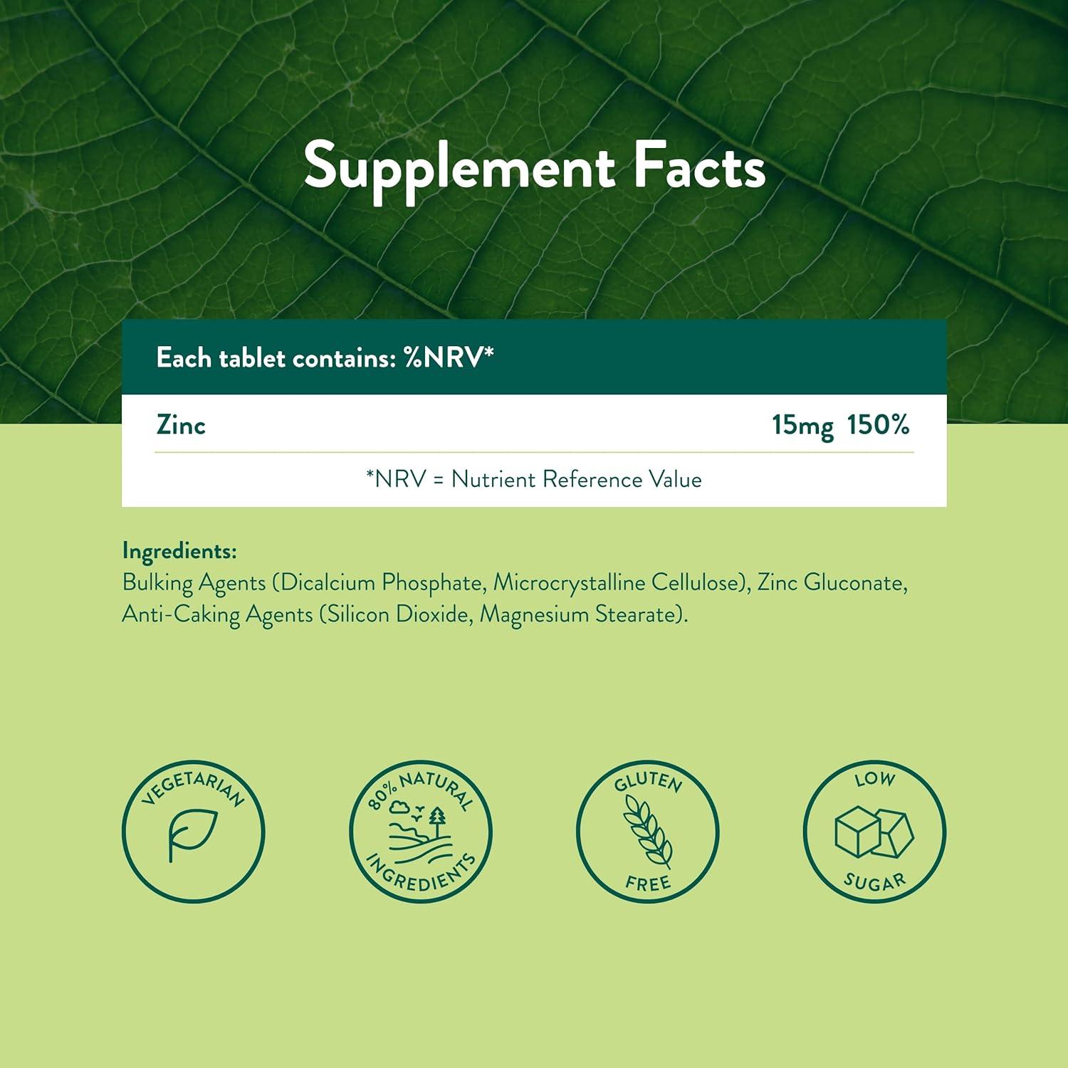 Zinc H&b Holland & Barrett High Strength Chelated Zinc With Copper