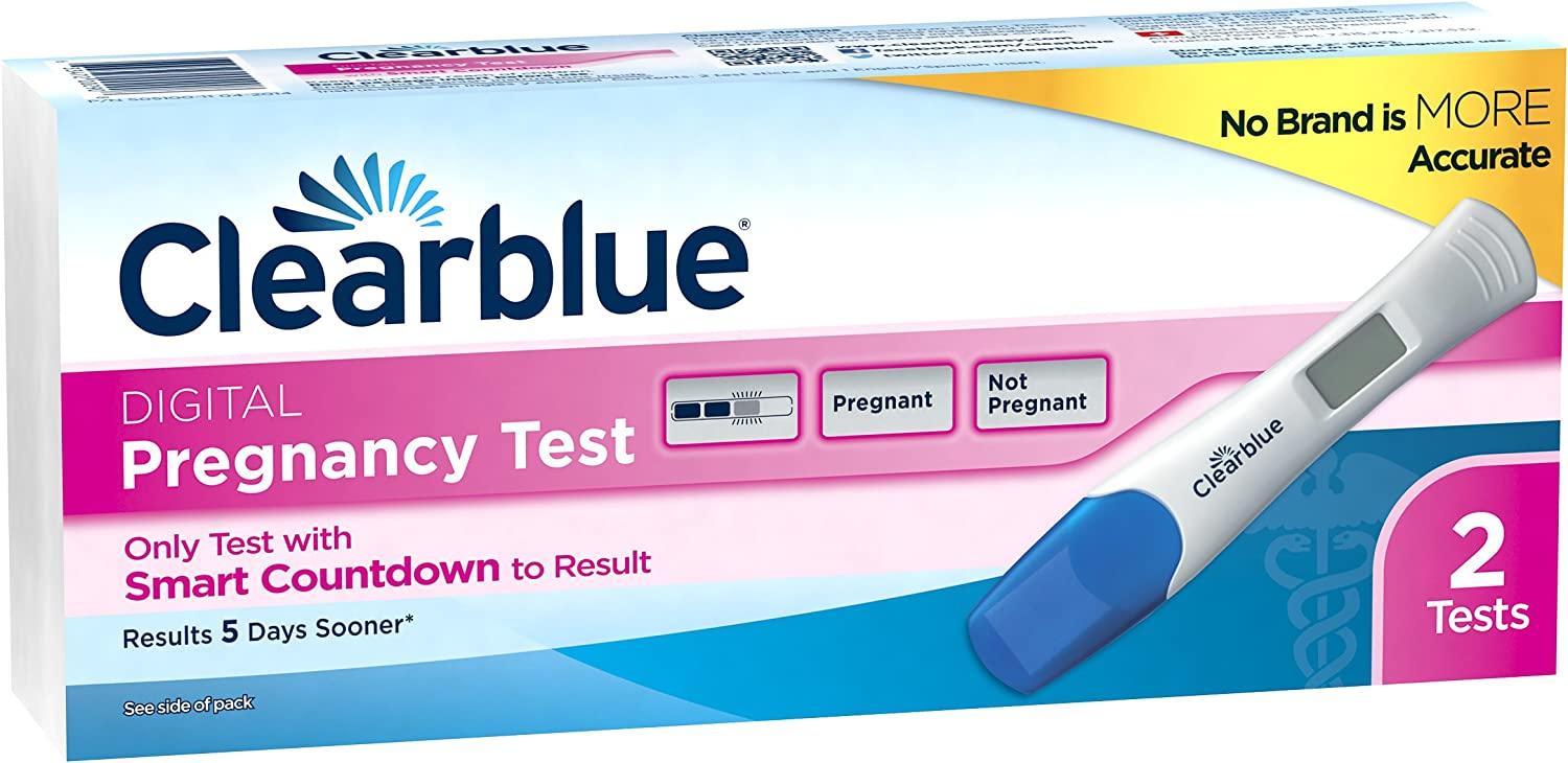Clearblue Digital Pregnancy Test with Smart Countdown 2 Pack