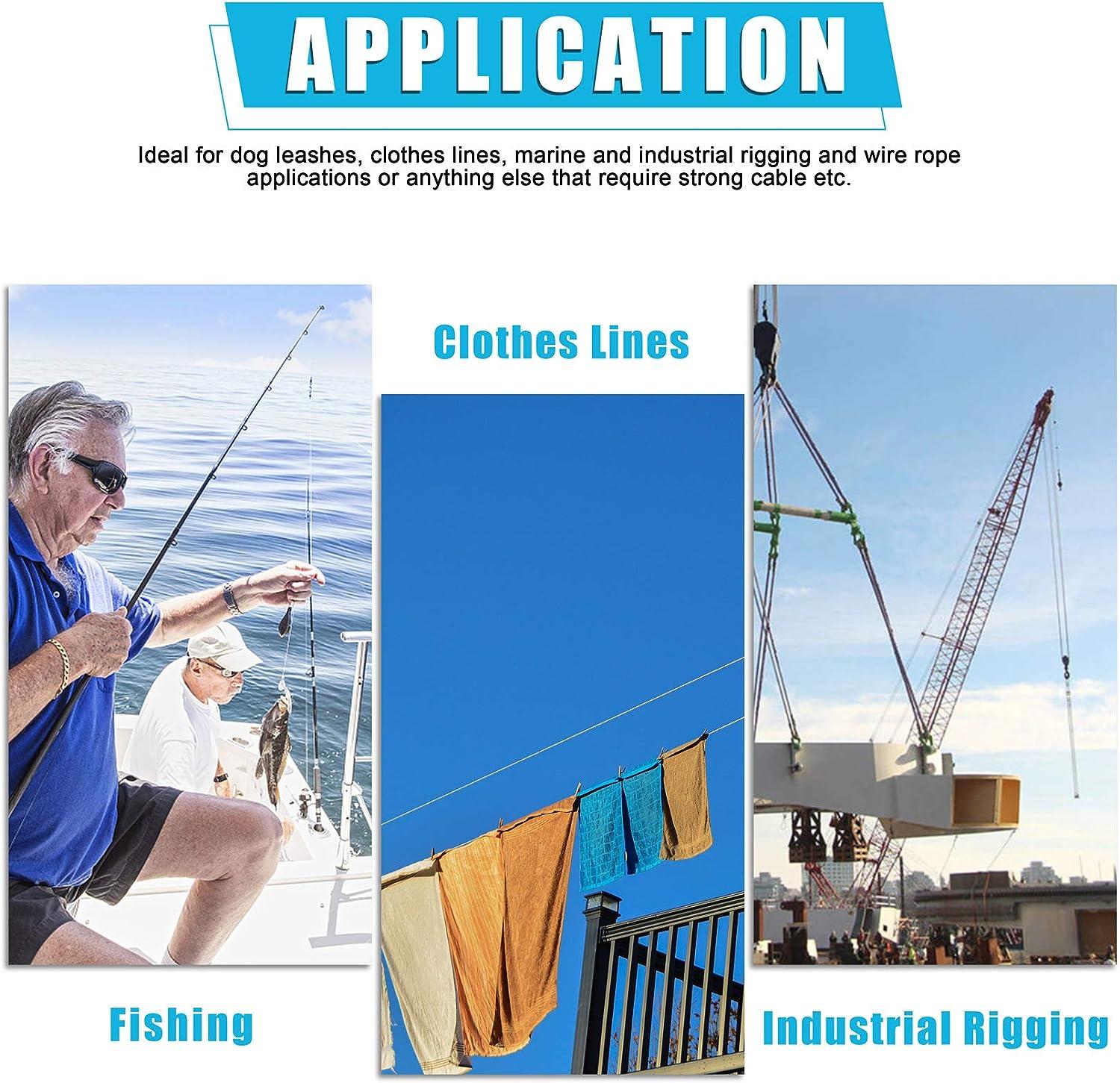 JSHANMEI Aluminum Fishing Line Crimp Sleeves Kit, Single Barrel Crimping  Loop Sleeves Fishing Line Tube Connector Kit for Saltwater Fishing Leaders
