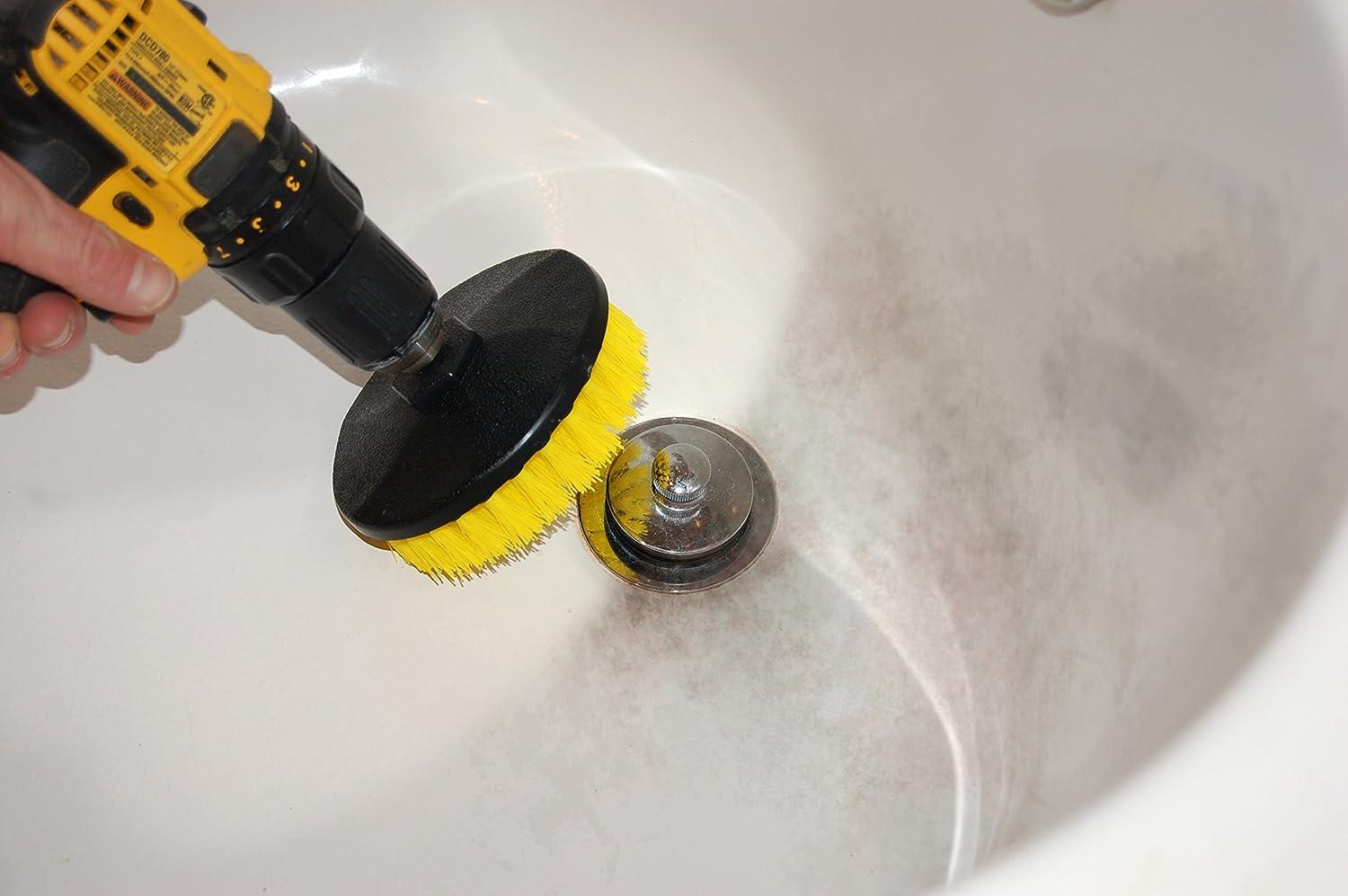 Rogue River Tools Rotary Drill Boat Hull Cleaning Brush