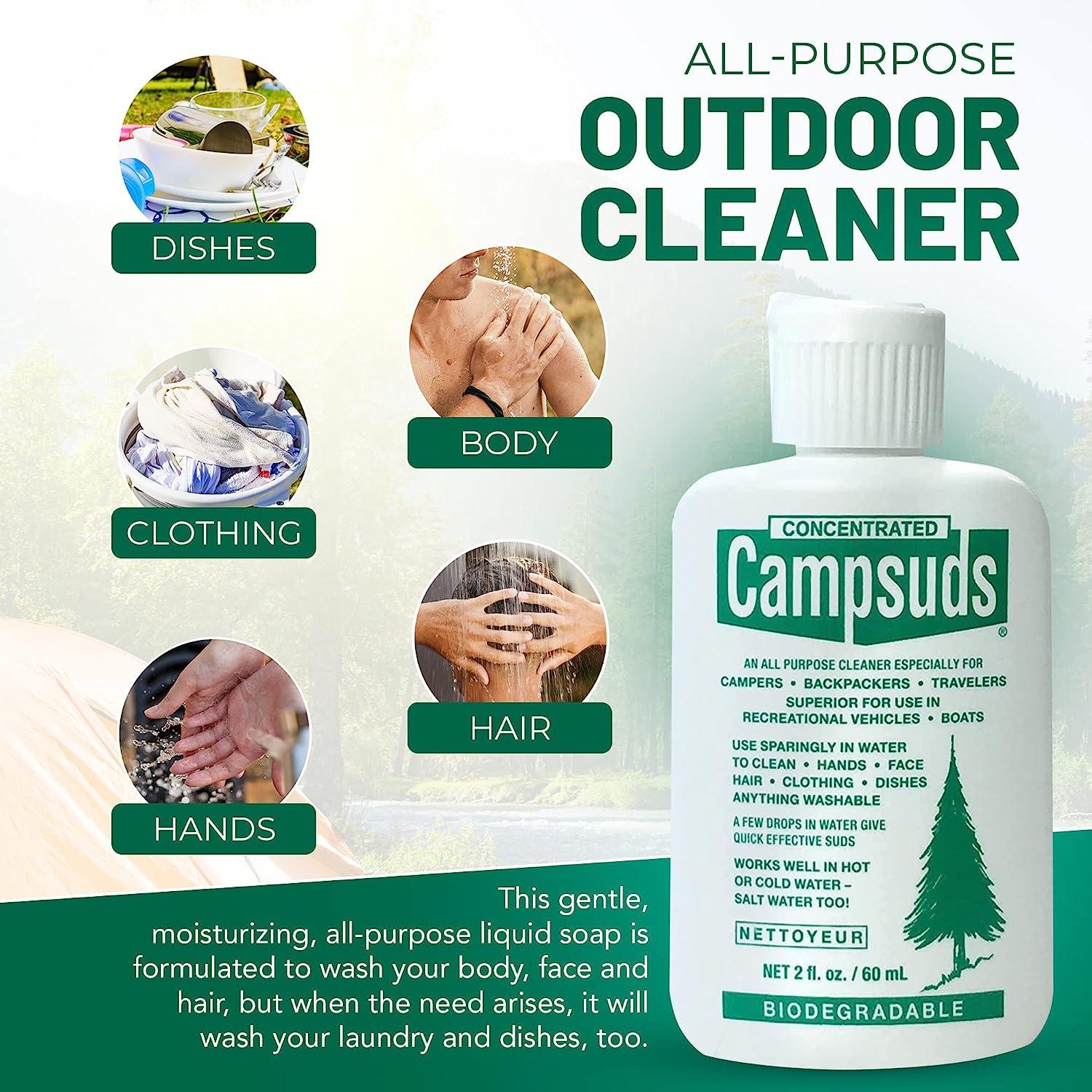 Concentrated Campsuds Outdoor Soap EcoFriendly Camping Soap 2 Fl