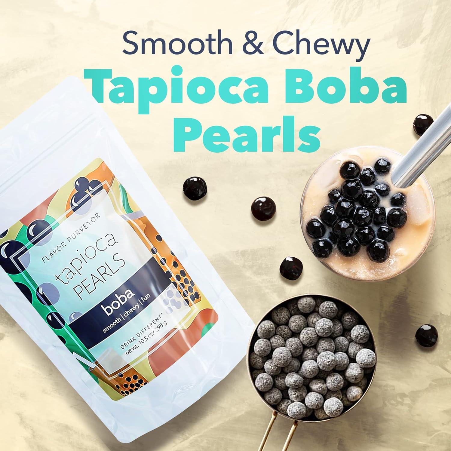Tapioca Pearls for Bubble Tea Smooth and Chewy Boba Pearls EasytoCook Instant Boba Pearls for