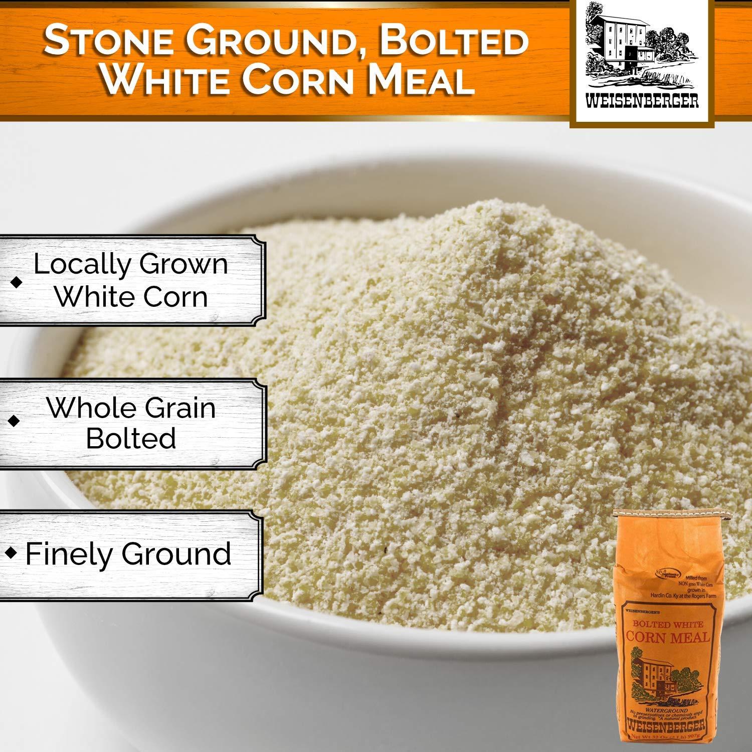 Weisenberger Corn Meal Stone Ground Corn Meal for Baking Fine