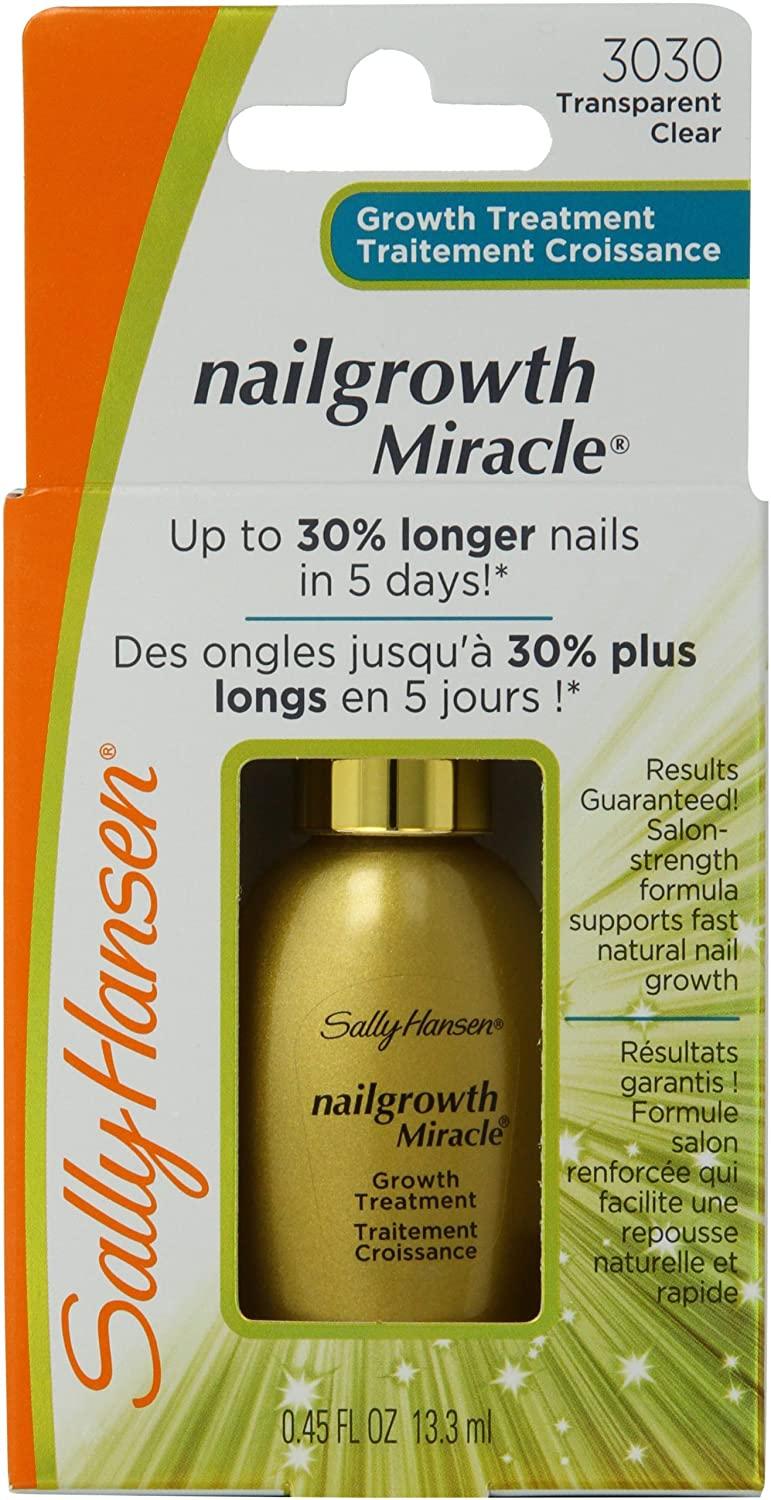 Sally Hansen Nailgrowth Miracle Serum, Clear 3074,  oz (Pack of 2)   Fl Oz (Pack of 2)