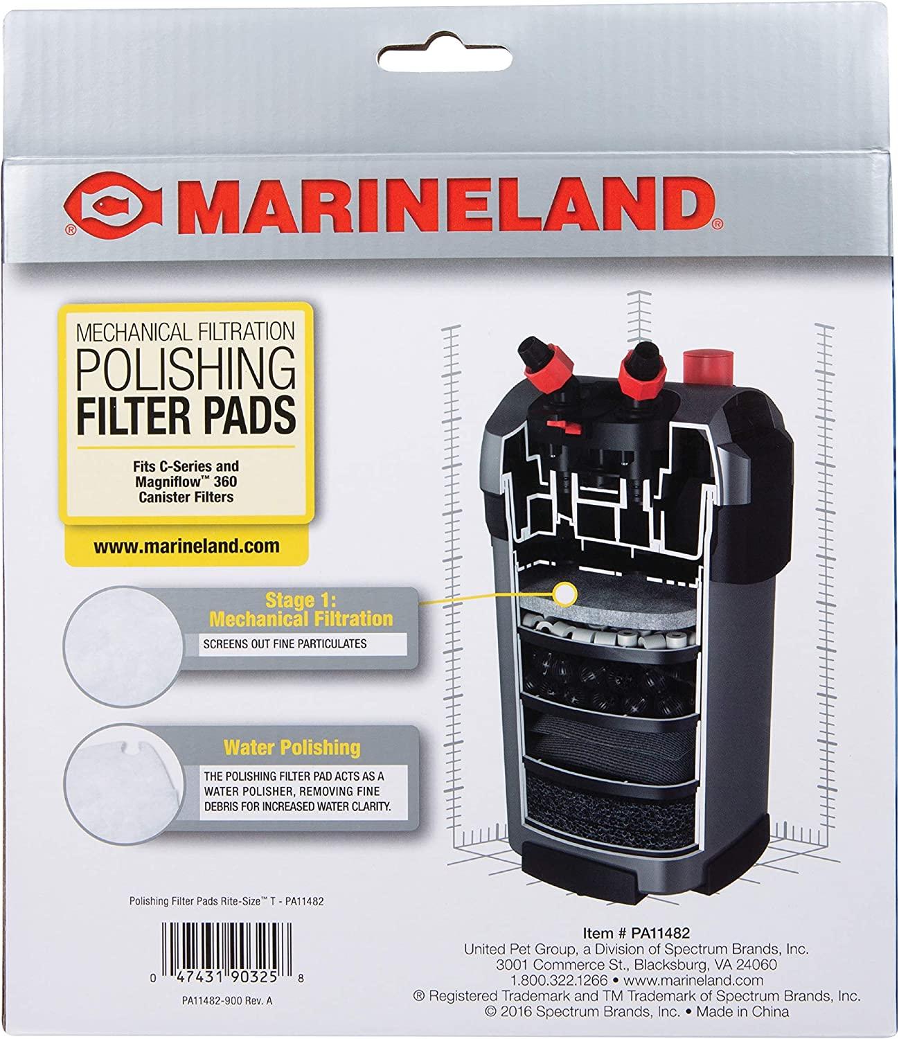 MarineLand Polishing Filter Pads for Canister Filters CSeries