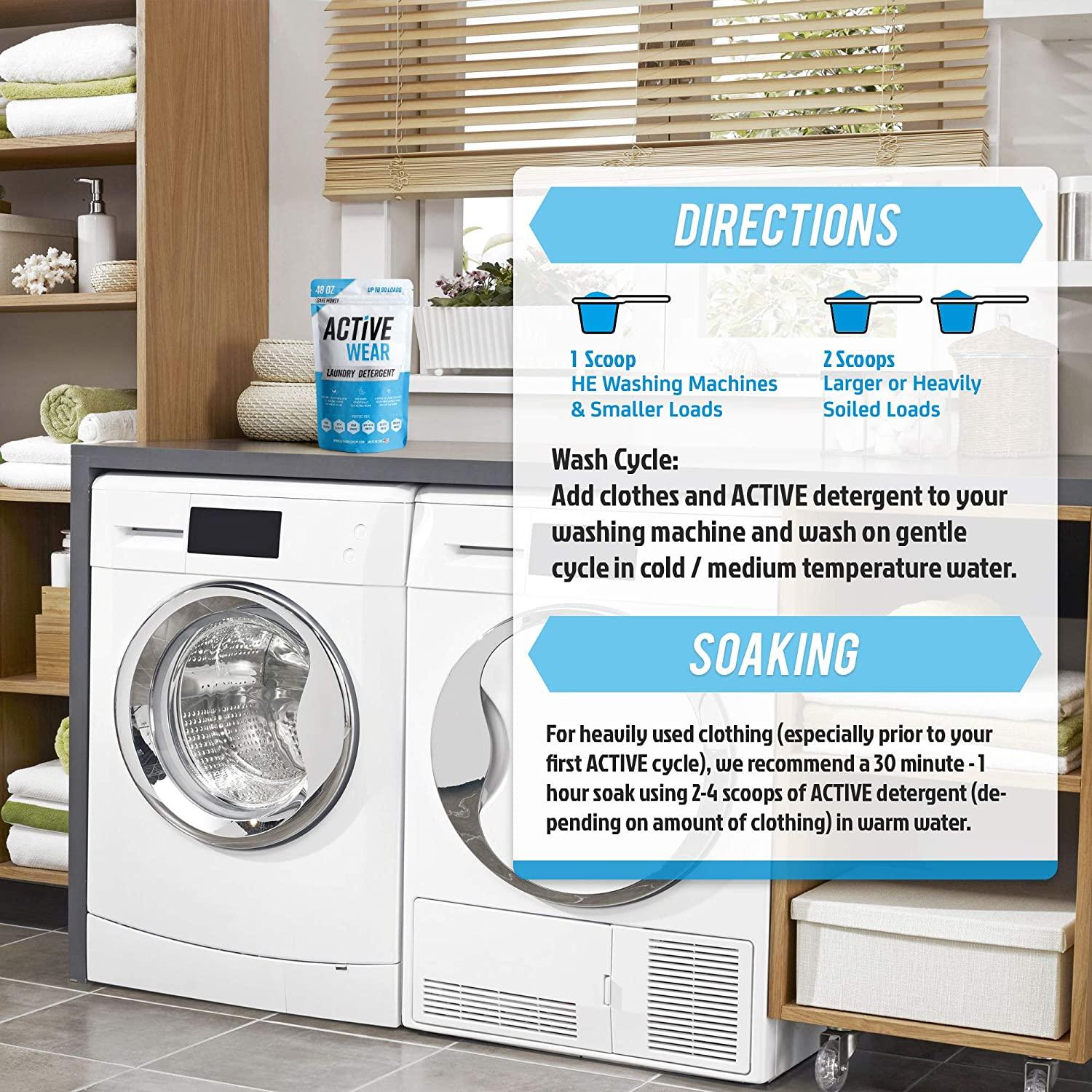 Active Wear Laundry Detergent & Soak Formulated for Sweat and Workout