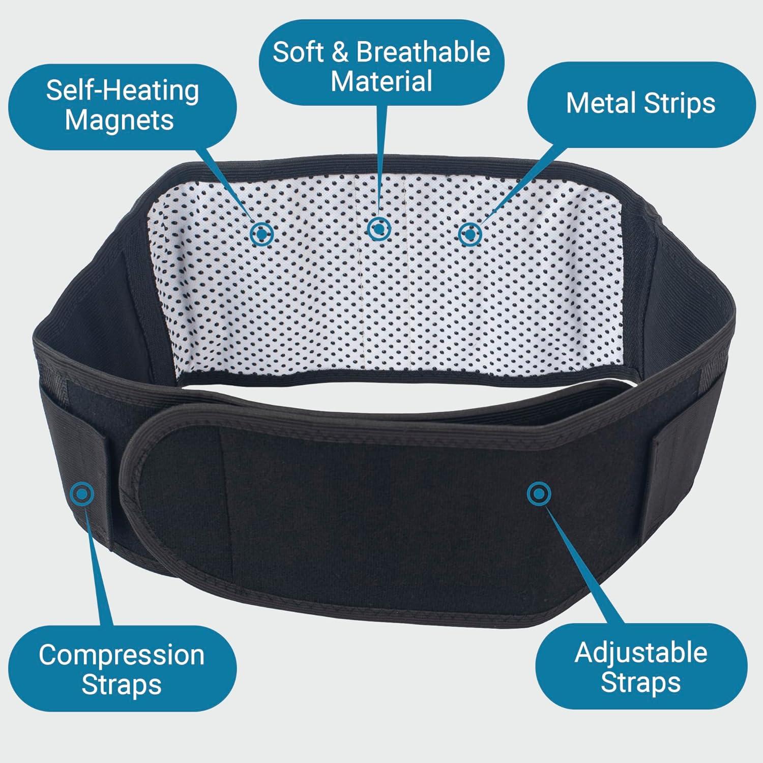 360 RELIEF SelfHeating Therapy Belt Lumbar Support for