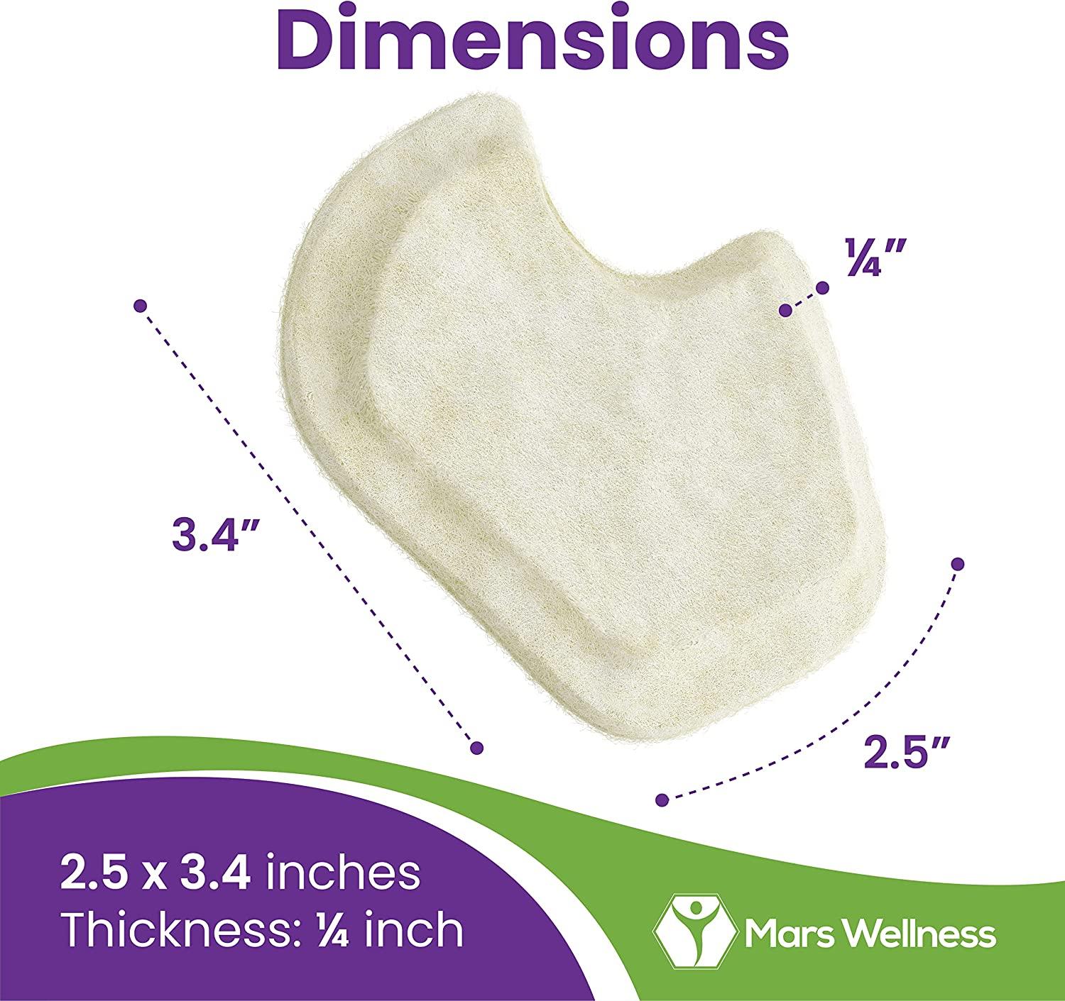 Premium Dancers Pads for Ball of feet Pain - Sesamoiditis Pads - 1/4 ...