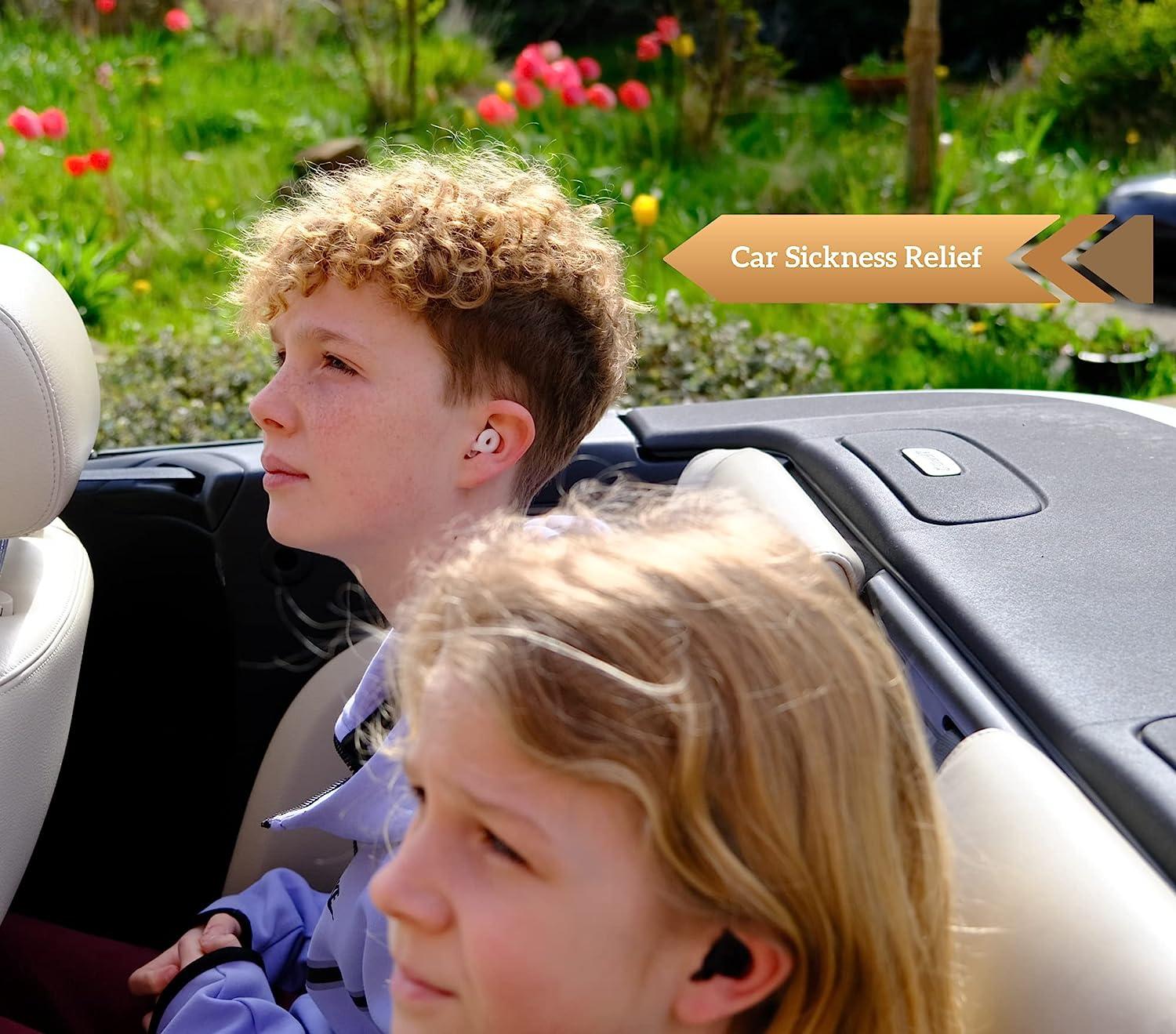 No More Motion Sickness Earplugs by Captain Arthur Anti Nausea Relief