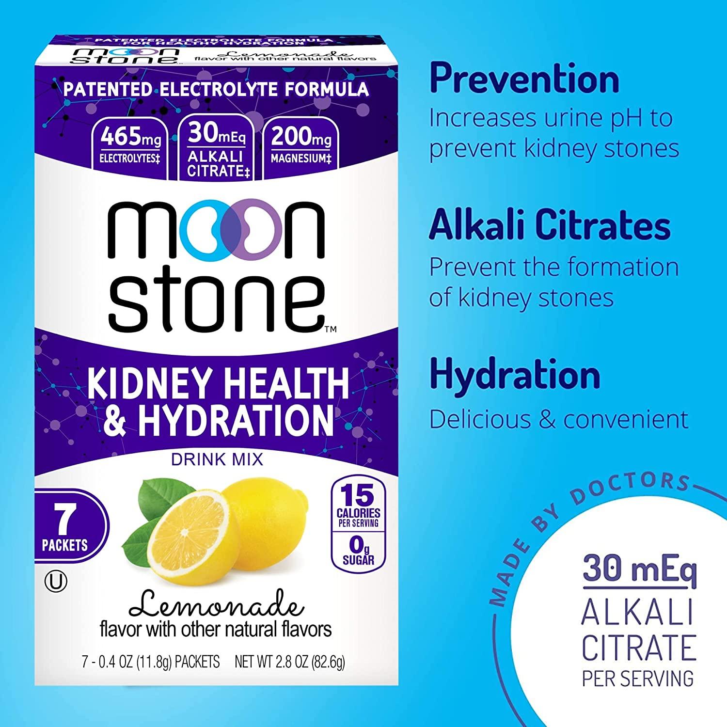 Moonstone Nutrition Kidney Cleanse & Kidney Support Drink Mix, Keto