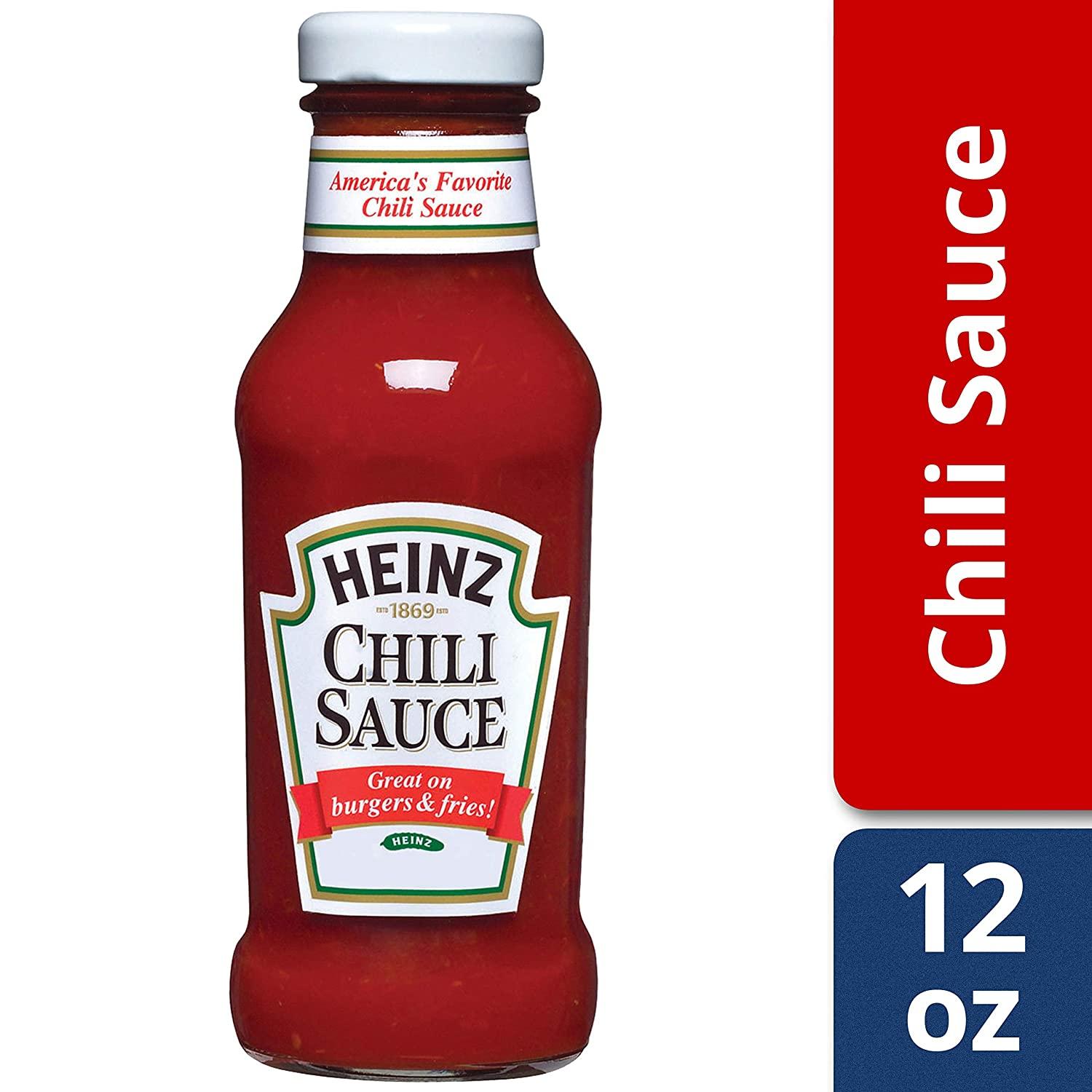Heinz Chili Sauce (12 oz) Authentic Spicy Condiment