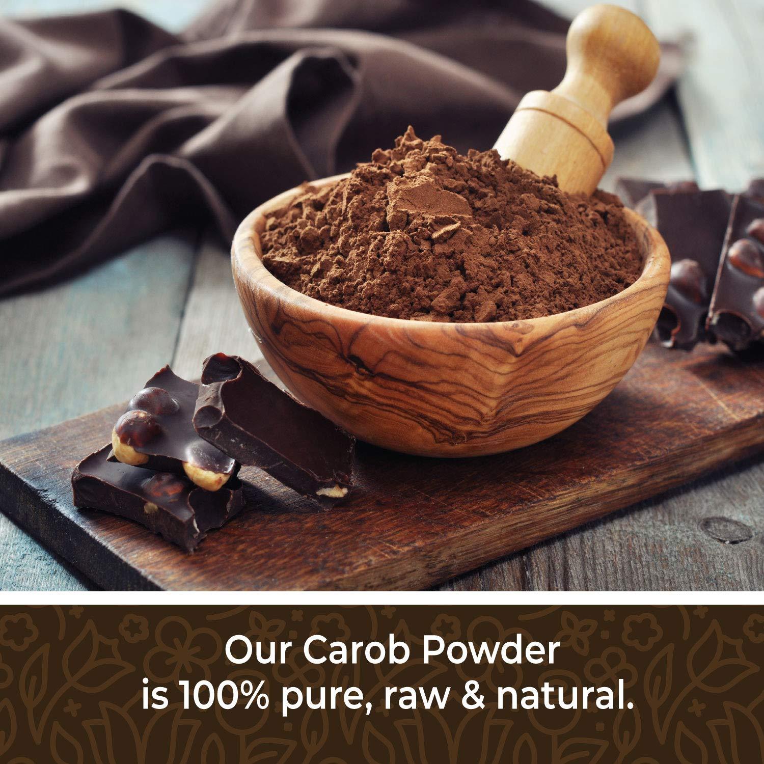 1 lb Raw Carob Powder Unsweetened Chocolate Substitute Vegan Paleo