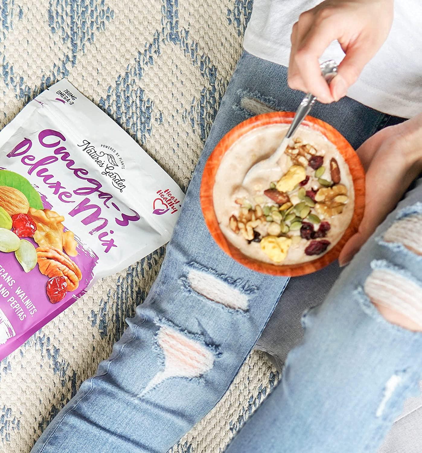 Nature's Garden Omega3 Deluxe Mix Power Up Omega Deluxe Trail Mix