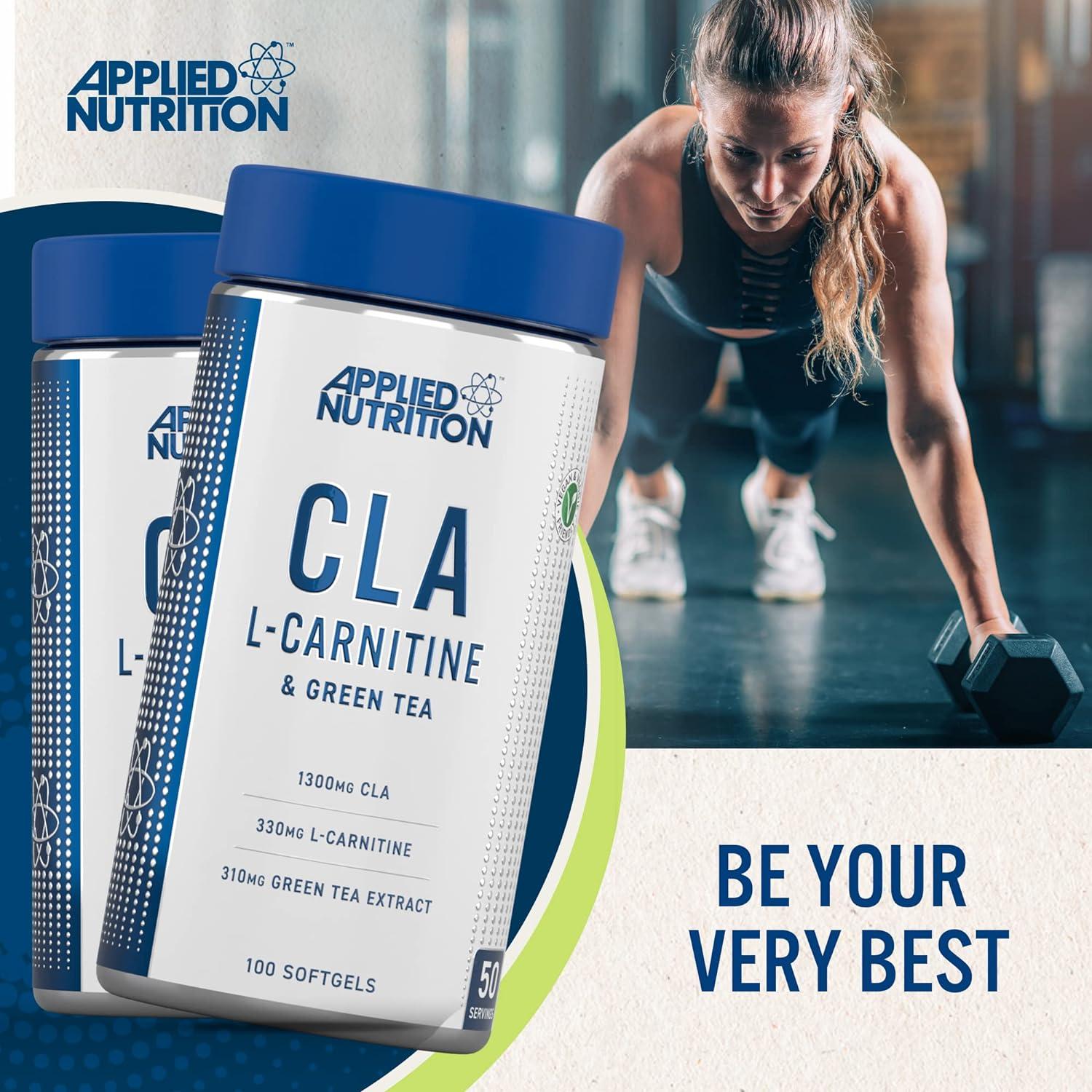 Applied Nutrition CLA L Carnitine & Green Tea - Fat Burning Blend for  Natural Energy and Weight Management - 100 Veggie Softgels | Buy Now with  Express International Delivery | GoSupps.com