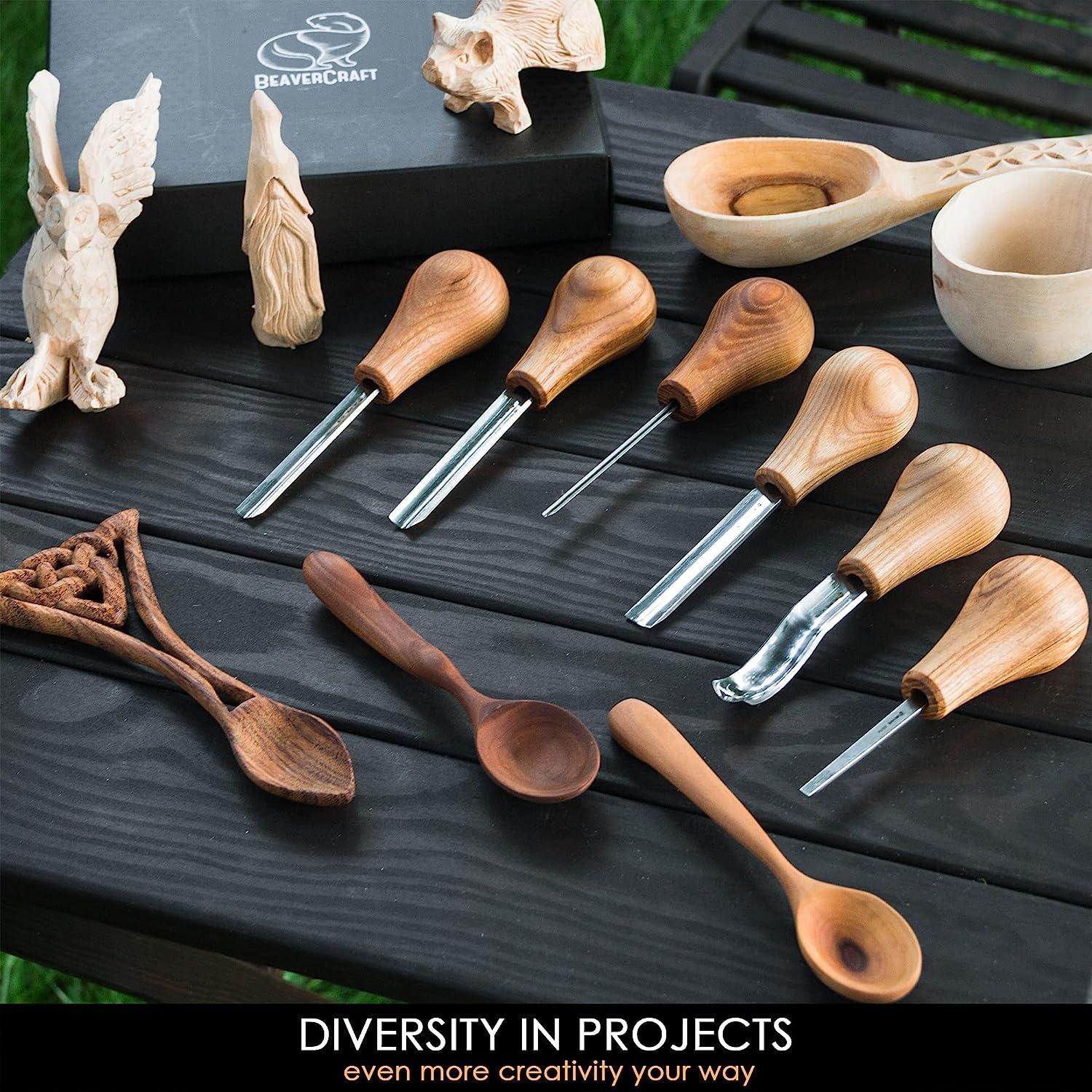 Beavercraft Spoon Carving Kit - My first attempts at Spoon Carving Tool  Review 