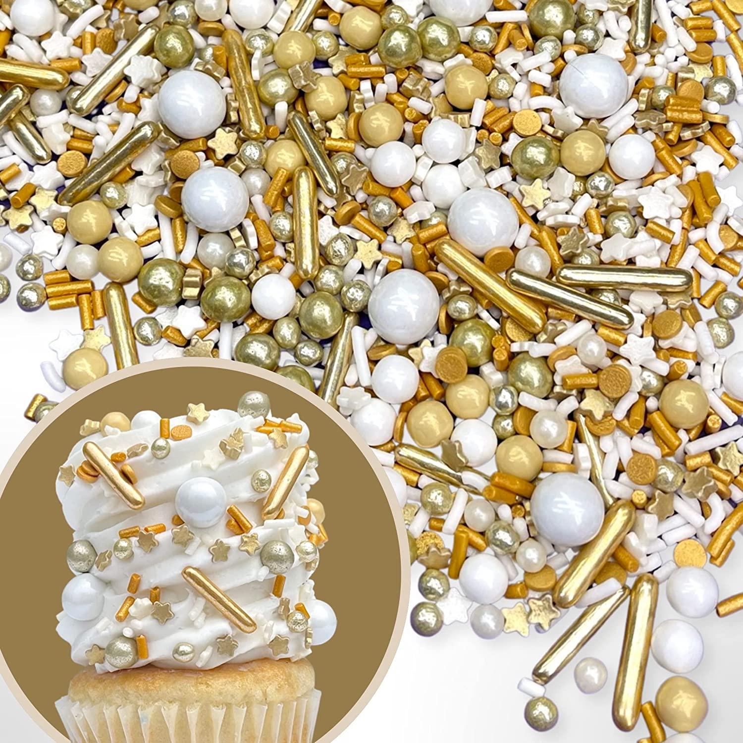 Manvscakes Sprinkles Edible Cake and Cupcake Sprinkles with Assorted