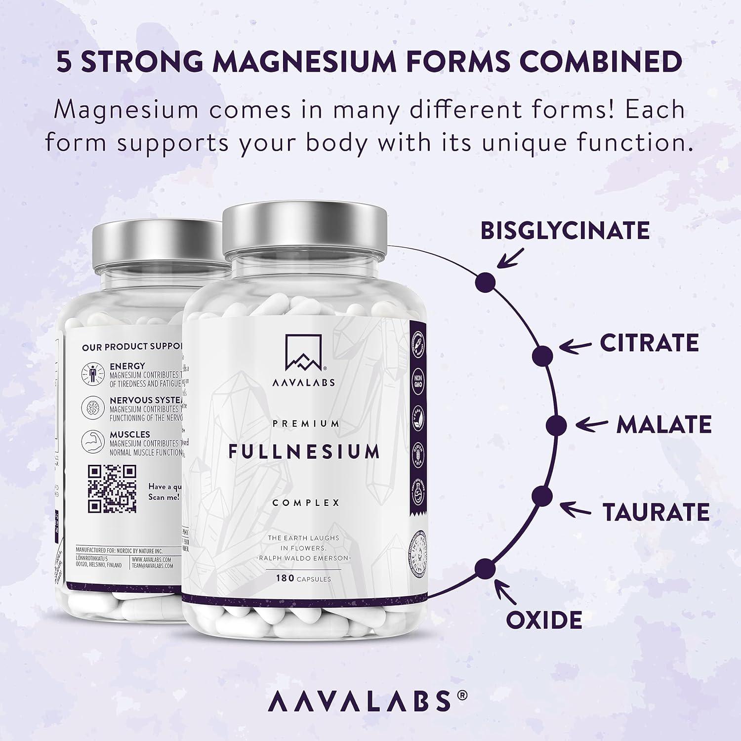 Magnesium Complex 1355mg per Daily Dose of which Elemental Magnesium 400mg Magnesium Citrate