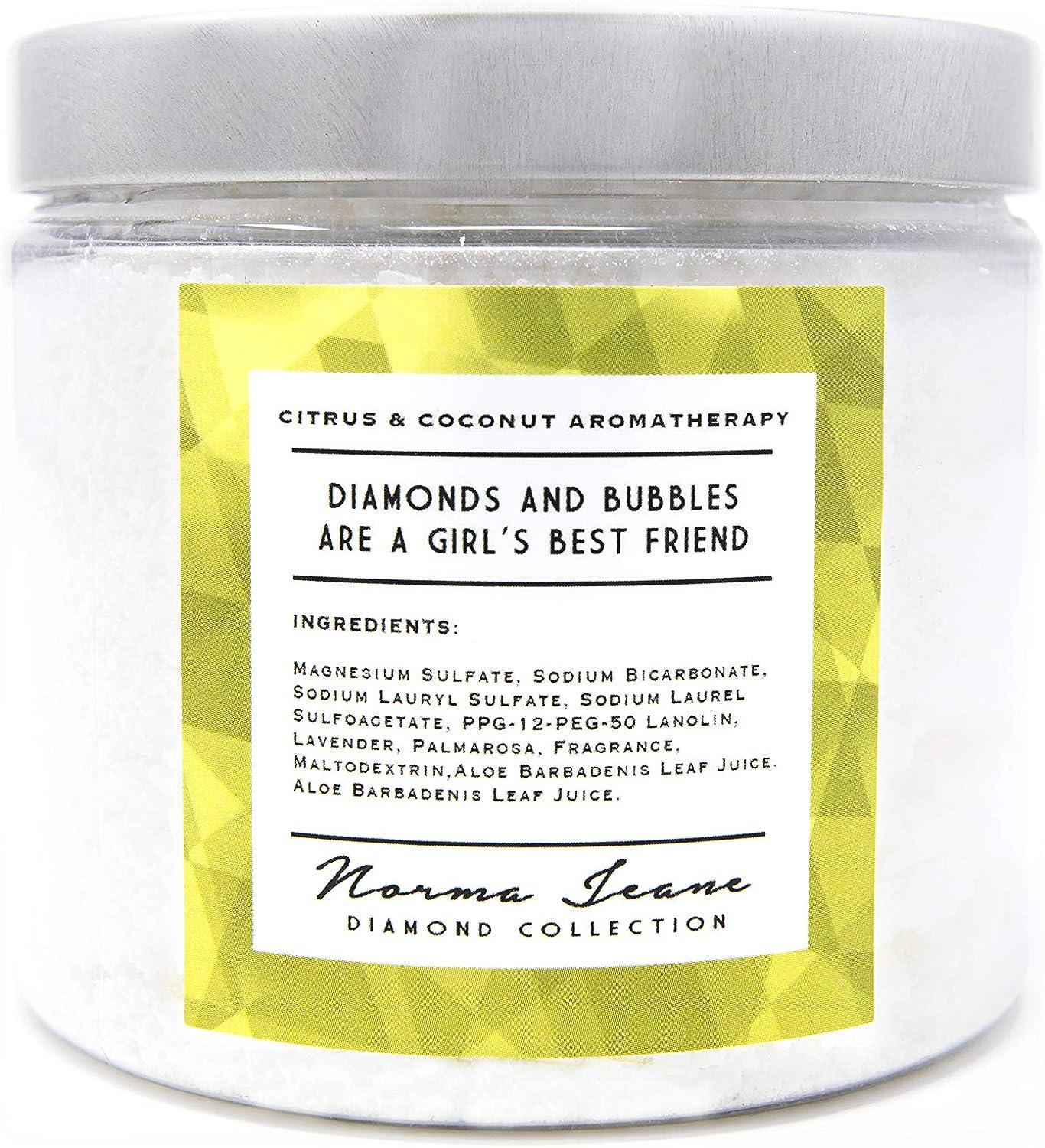 Organic Epsom Salt (Norma Jeane) Premium Bubble Bath & Epsom Salt for Soaking Luxury Body