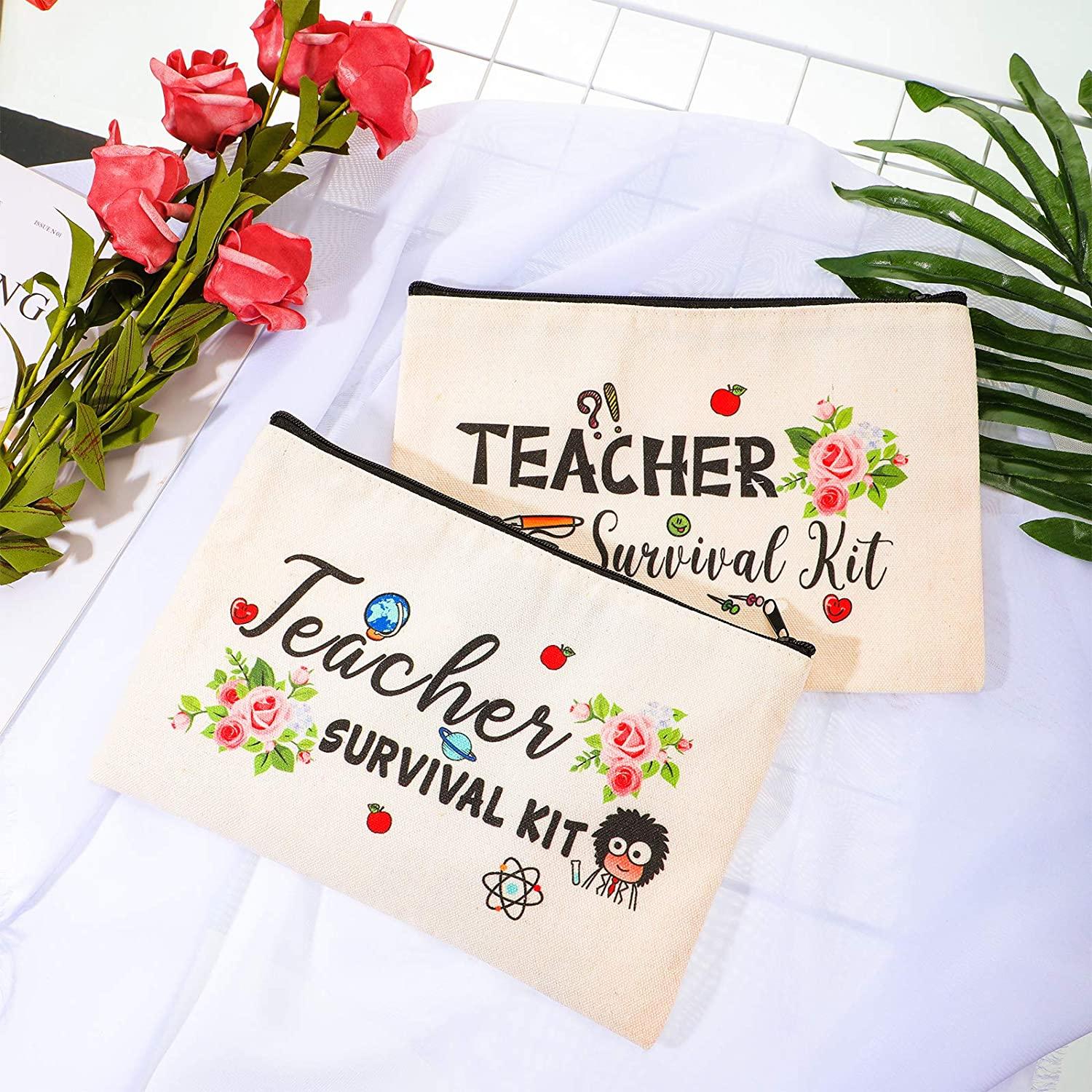 Cute Teacher Appreciation Zipper Pouch Bag Best Teacher - Temu