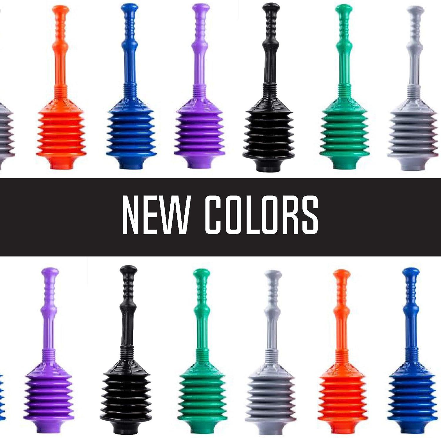 JS Jackson Supplies Professional Bellows Accordion Toilet Plunger, High