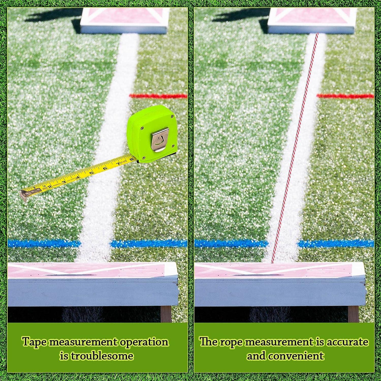 2 Sets Cornhole Boards Distance Measuring Tool Cornhole Game Setup