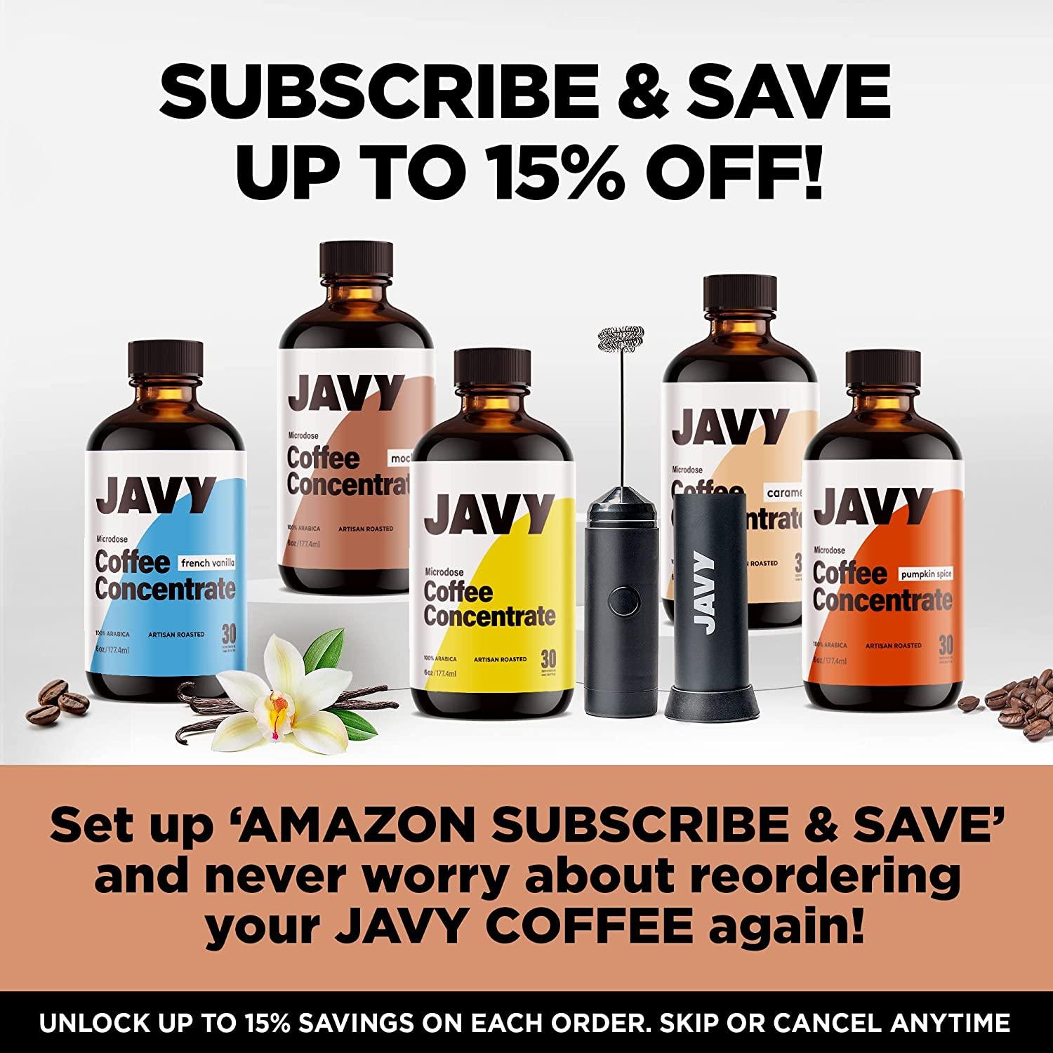 Javy Coffee Concentrate Bundle, Original + Mocha, Hot & Cold Brew