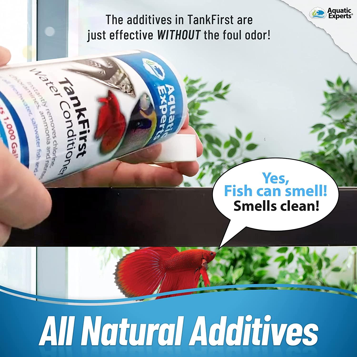 TankFirst Complete Aquarium Water Conditioner - Fish Water Conditioner,  Instantly Removes Chlorine, Chloramines, Ammonia and Nitrites from Fish  Tanks Regular 500 ml - Treats 1,000 Gallons