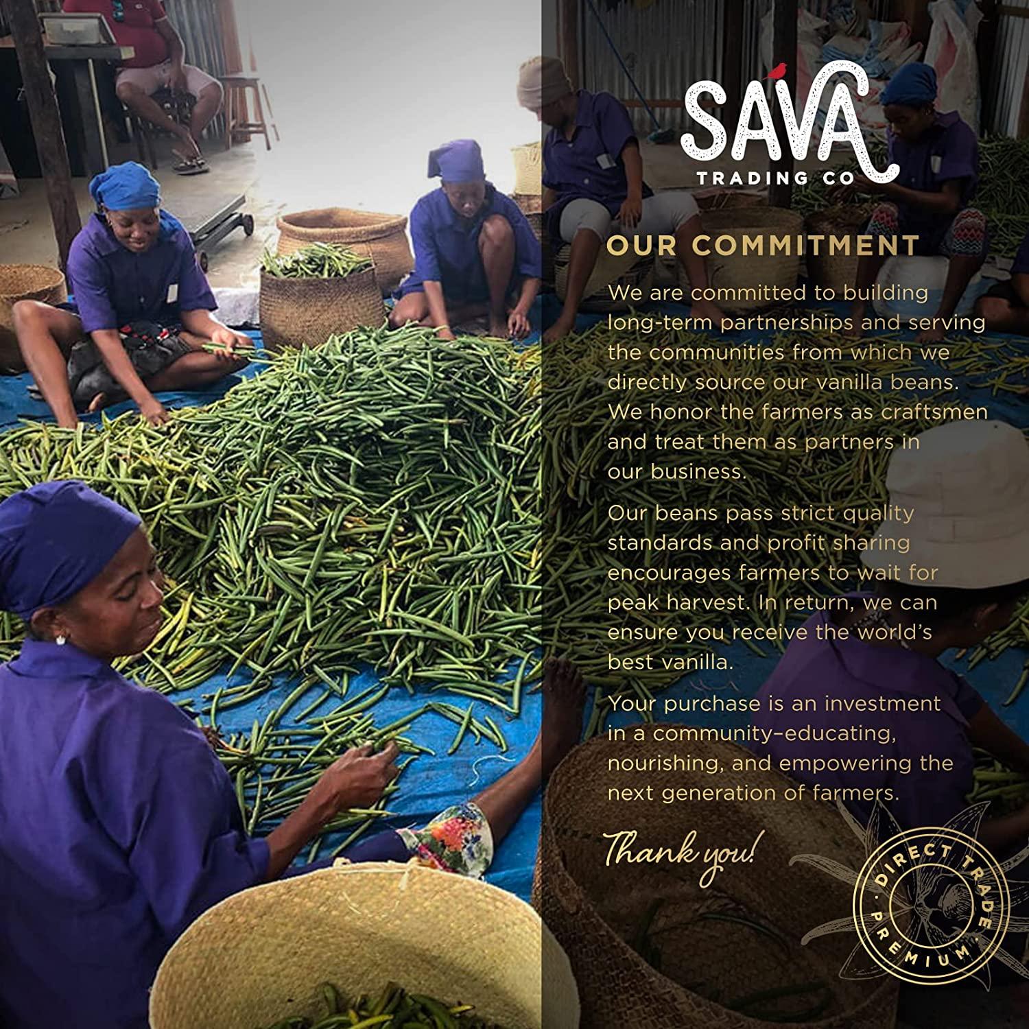 SAVA Madagascar Vanilla Bean Syrup 100 Pure Vanilla Syrup Made of Real Gourmet Madagascar