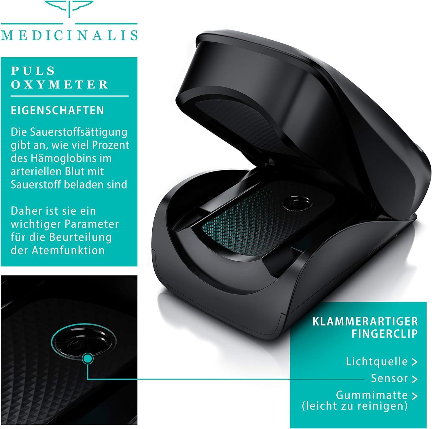 Buy Medicinalis Pulse Oximeter - Accurate SpO2 & Pulse Measurement ...