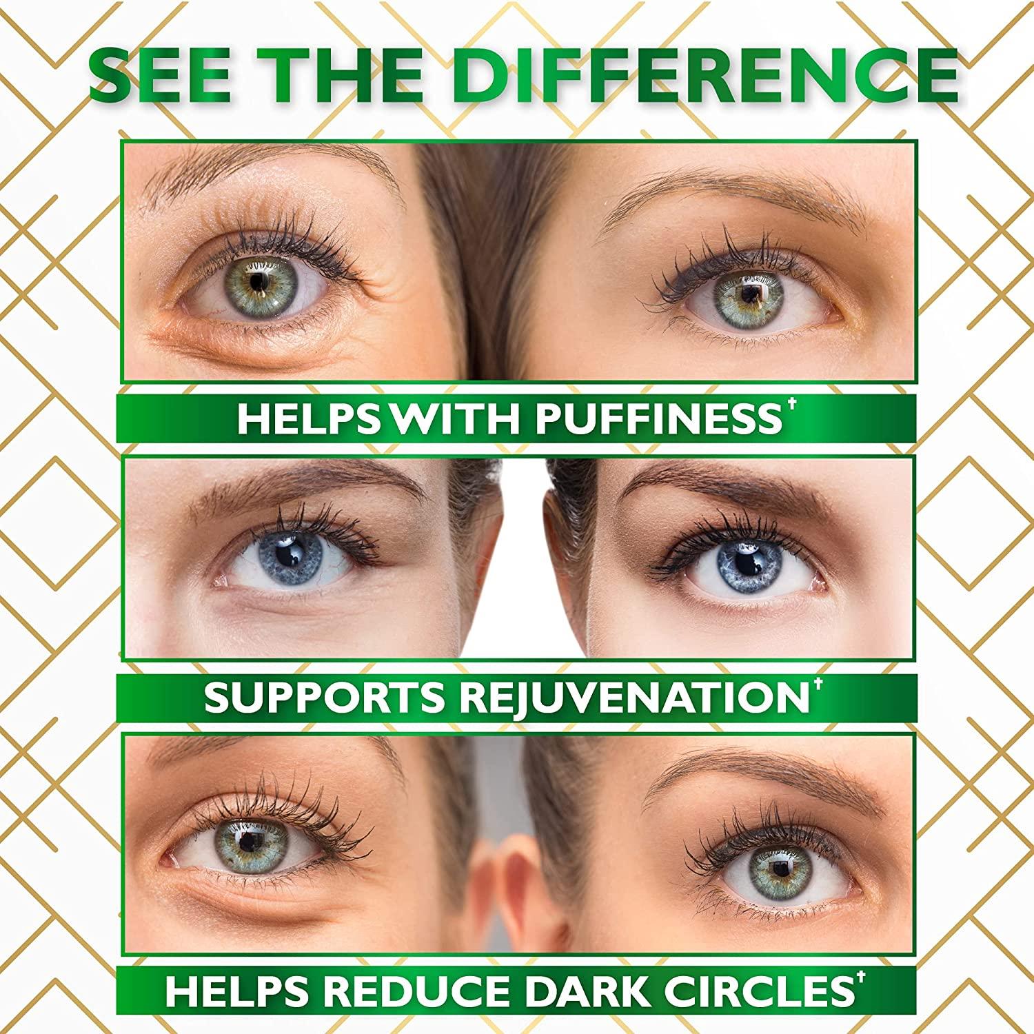 Under Eye Mask for Puffy Eyes, Dark Circles, Eye Bags, Puffiness, Wrinkles with Collagen