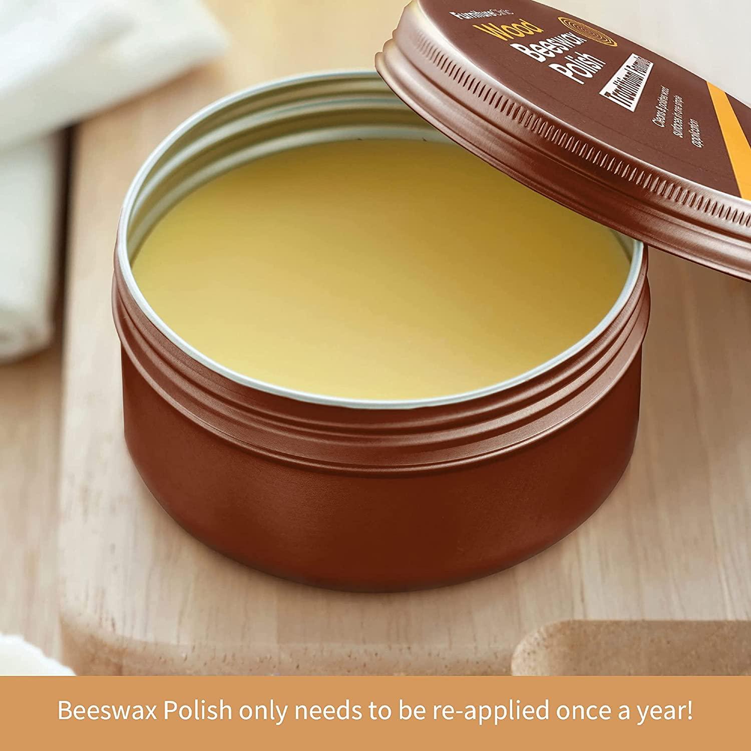 Furniture Clinic Traditional Beeswax Polish for Wood Furniture Wax